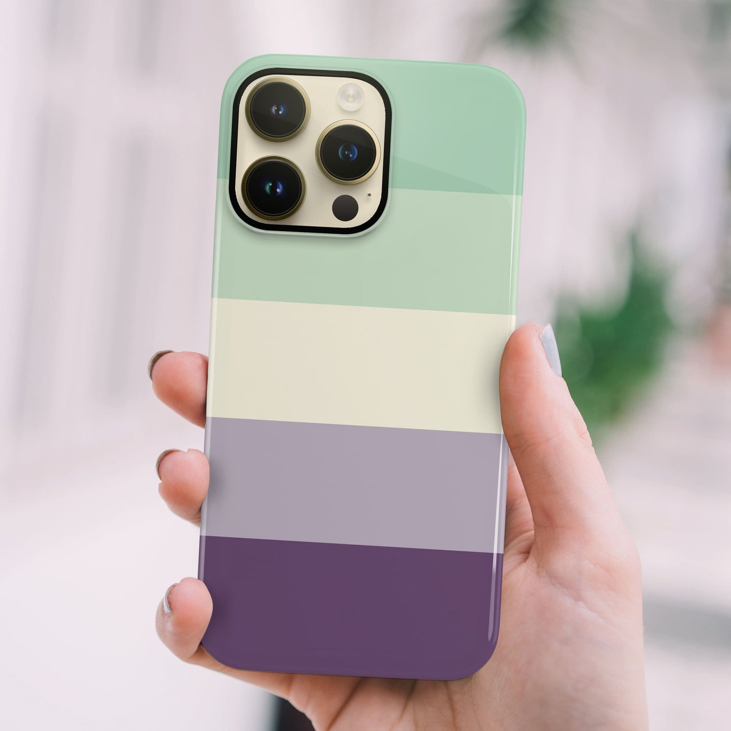 Blue & Purple Stripes Case Phone Case