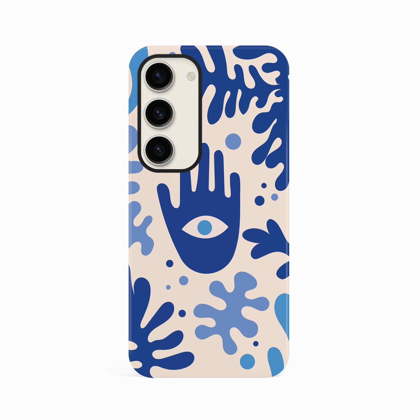 Blue Abstract Evil Eye Print Case Phone Case