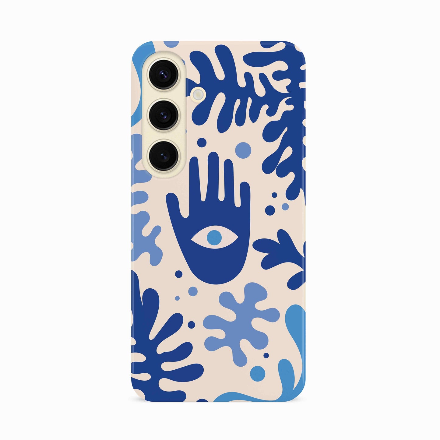 Blue Abstract Evil Eye Print Case Phone Case