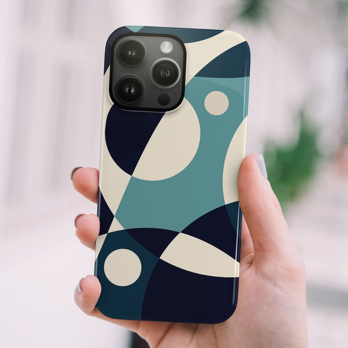 Blue Horizon Abstract Colour Block Case Phone Case