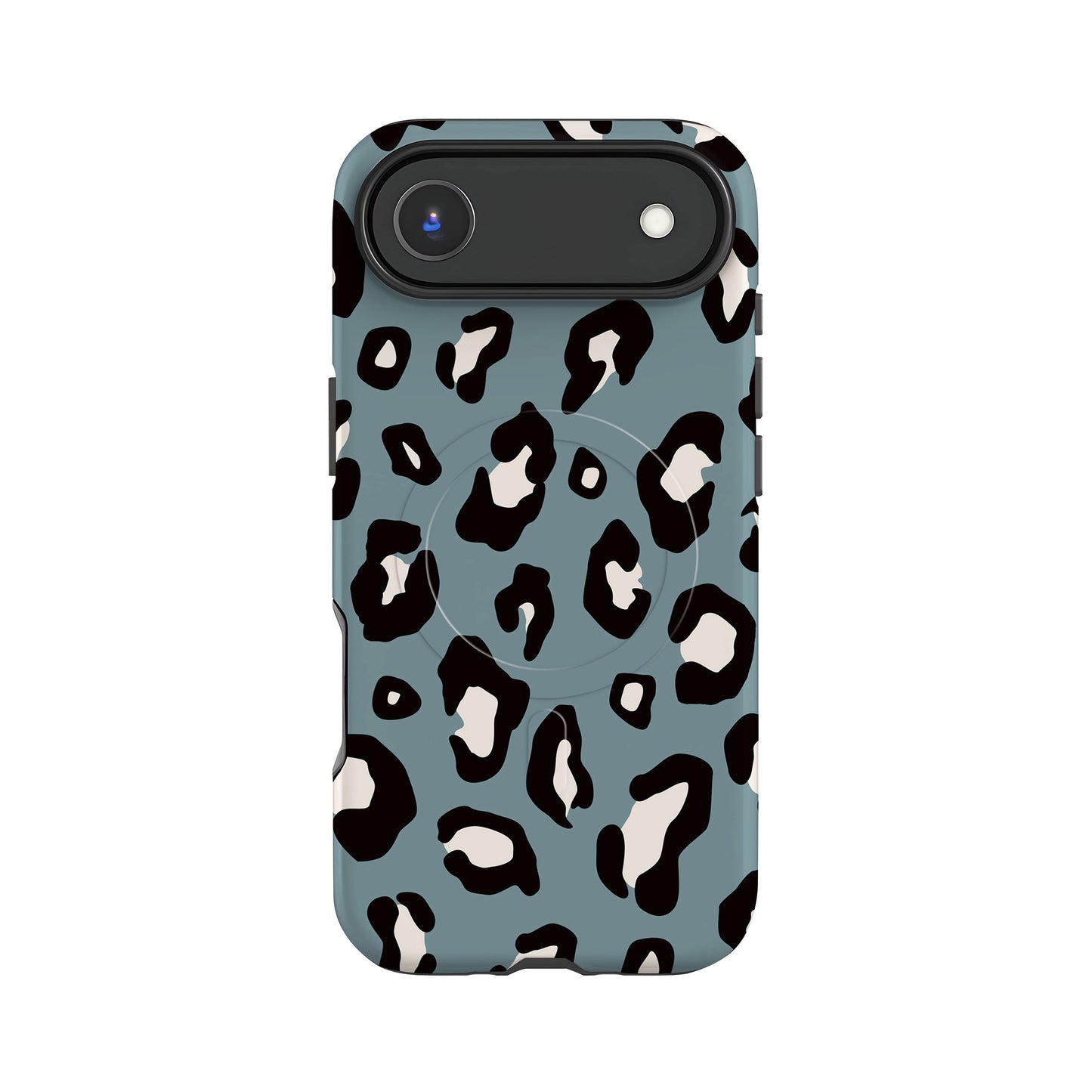 Muted Blue Leopard Print Magsafe Case
