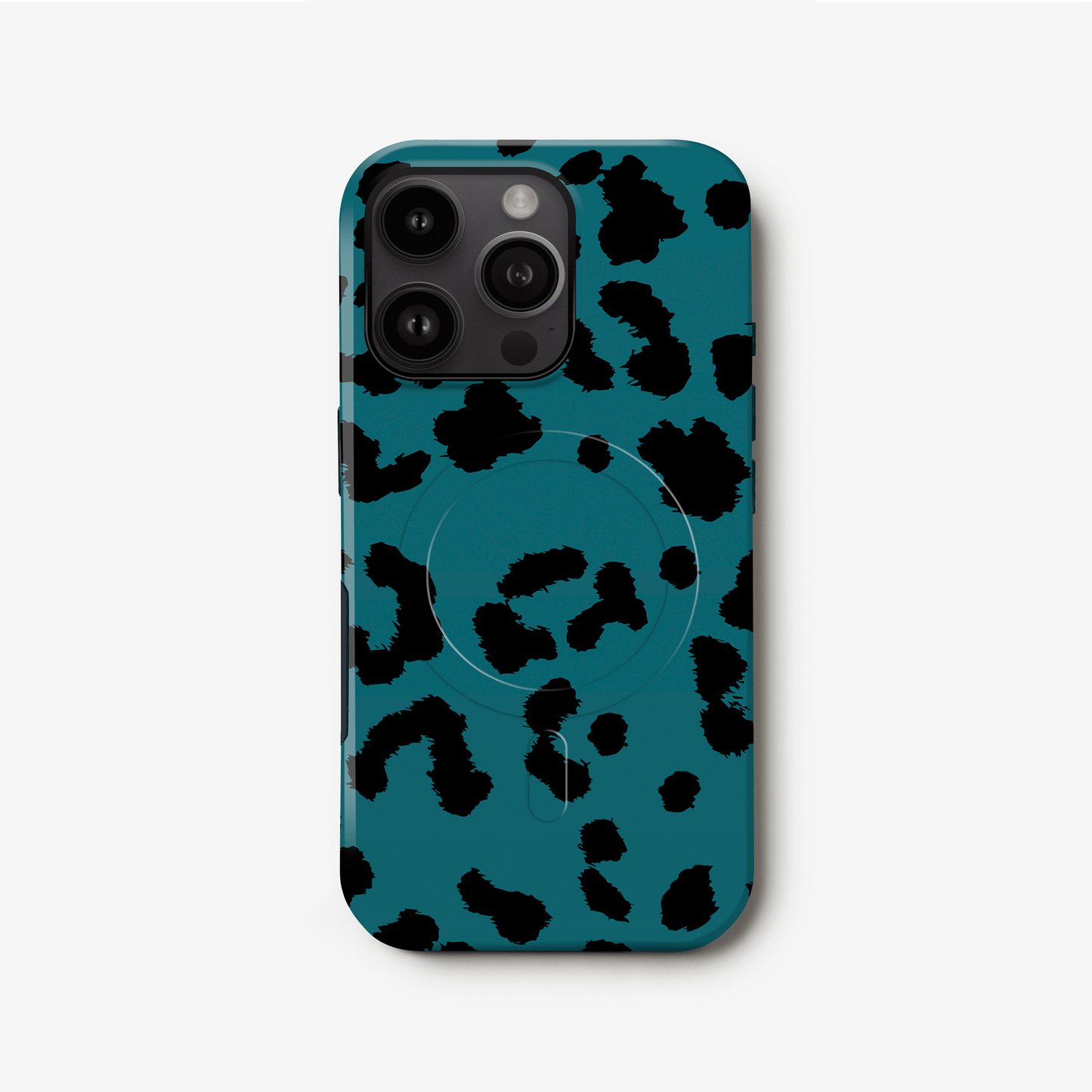 Blue Leopard Print Magsafe Case