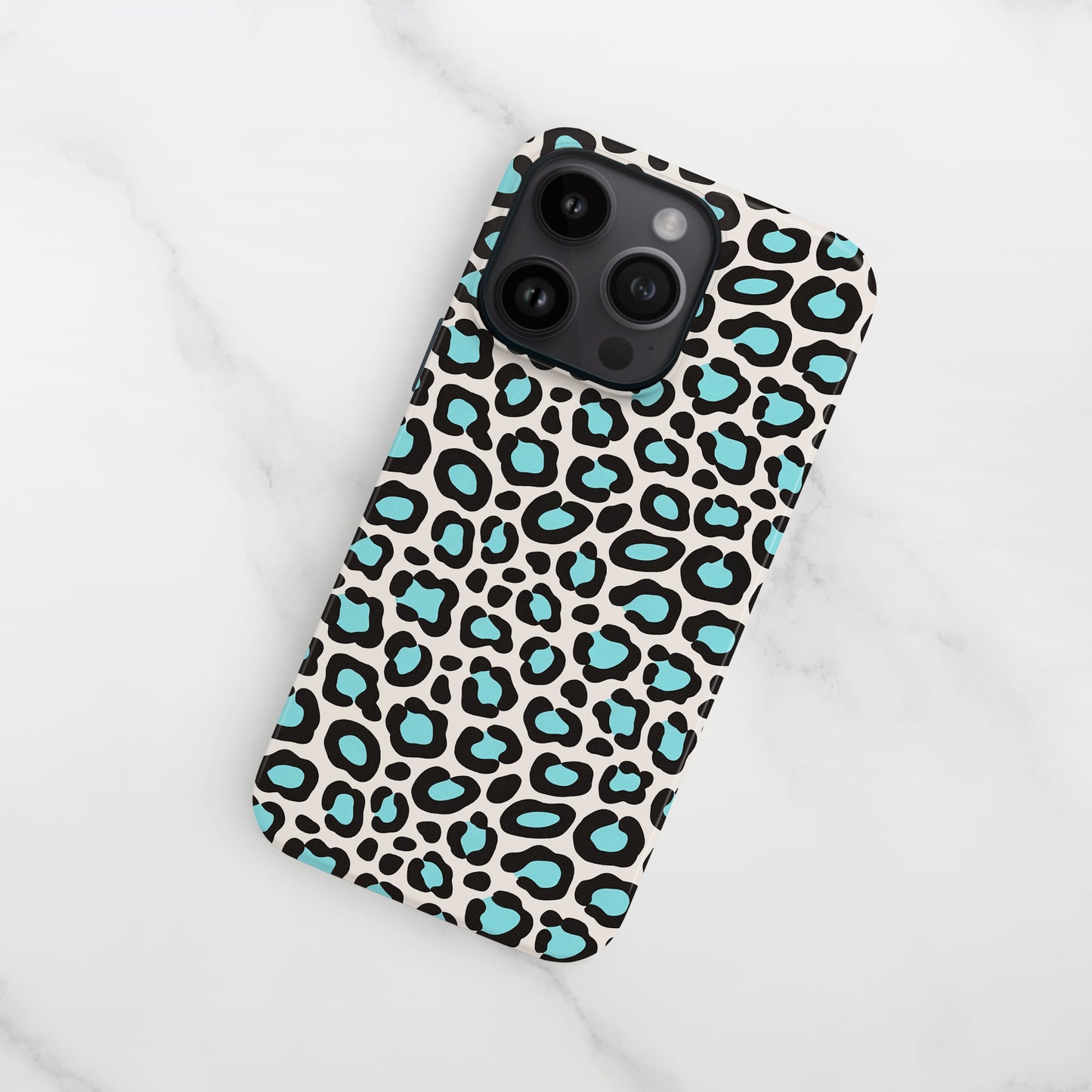 Blue Leopard Print Spots Case Phone Case