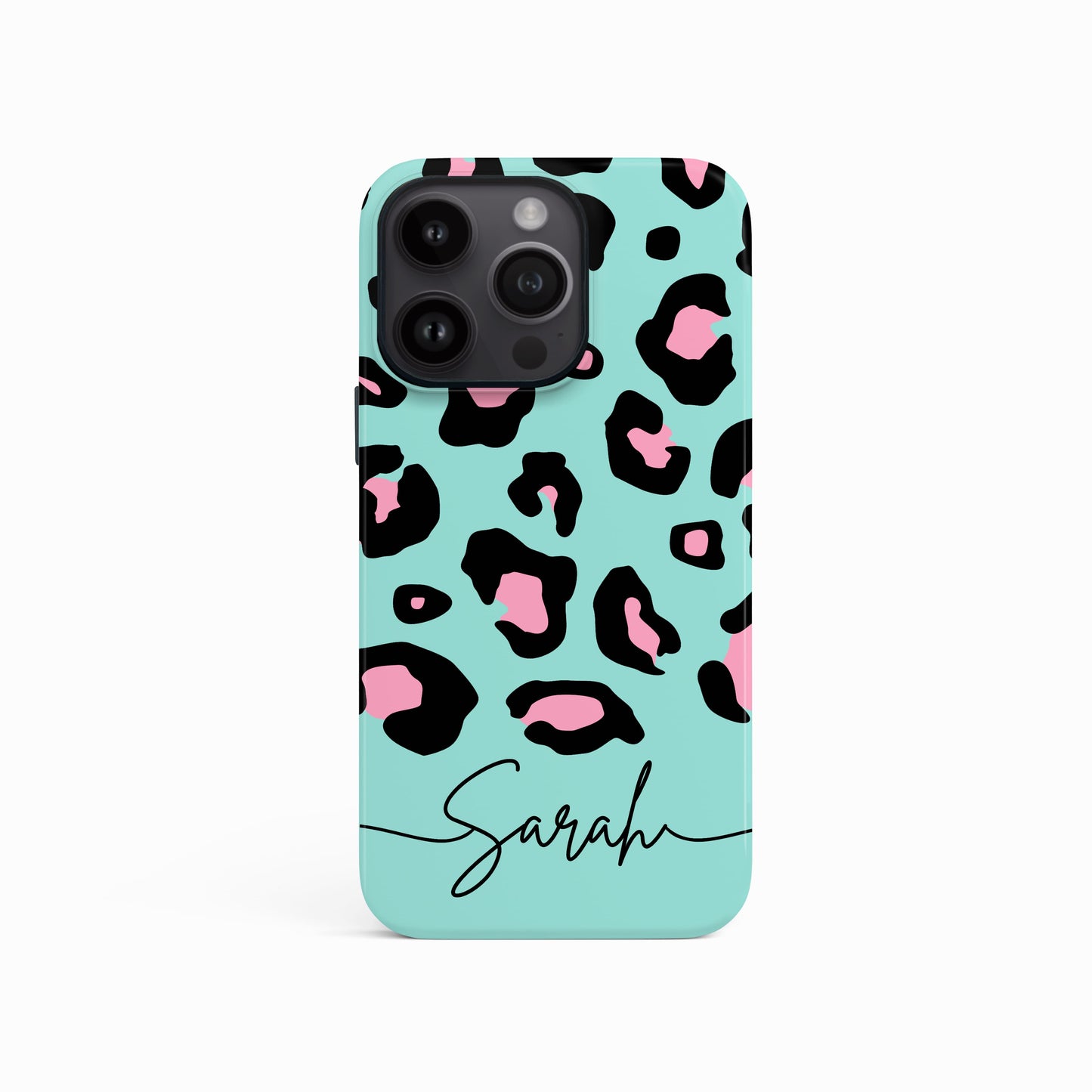 Blue Pink Ice Personalised Leopard Print Case Phone Case