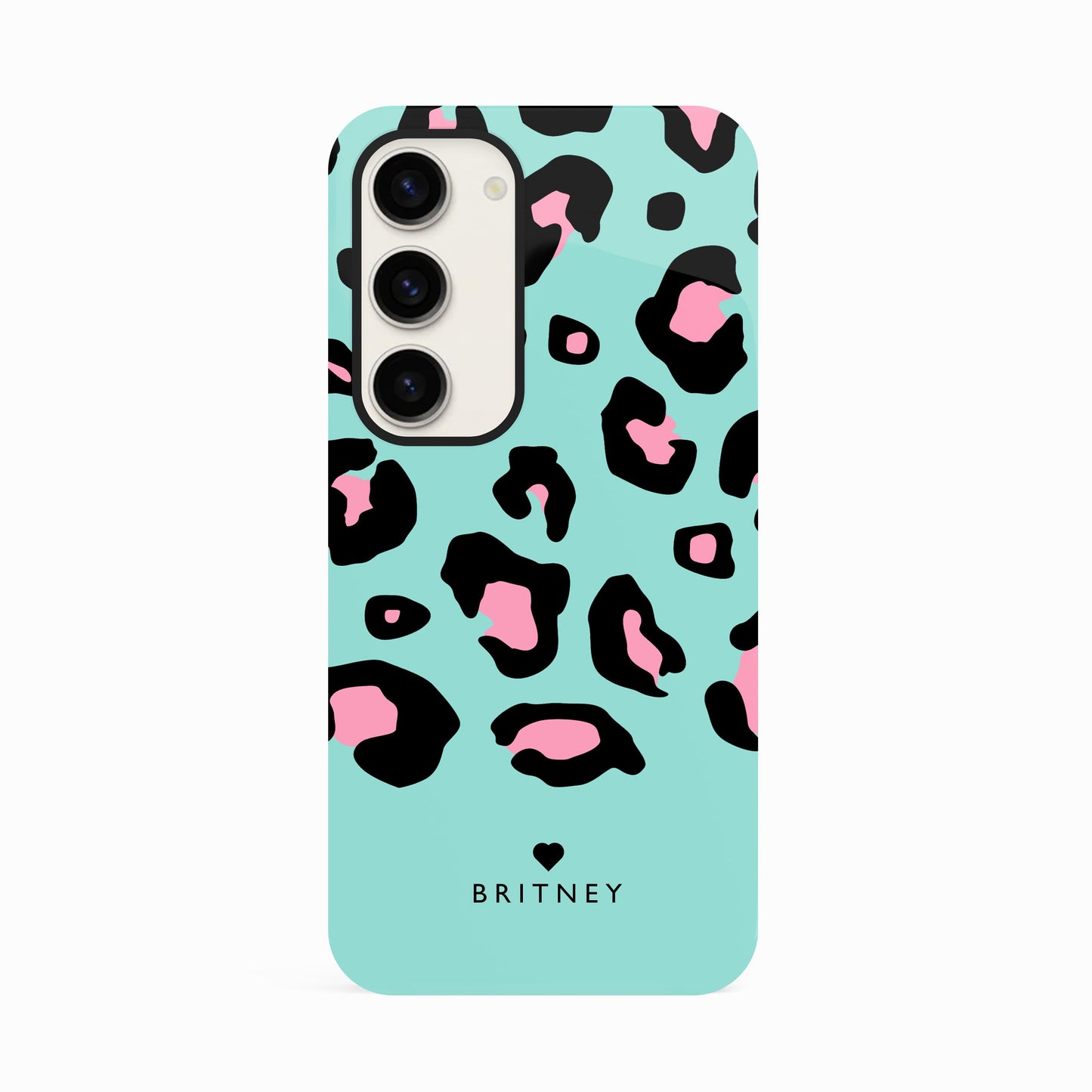 Blue Ice Personalised Leopard Print Case Phone Case