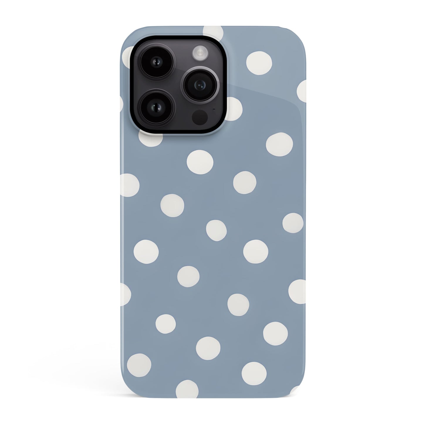 Muted Blue Polka Dot Phone Case Phone Case