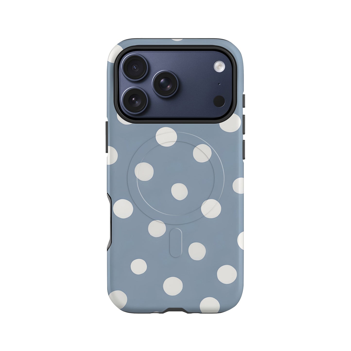 Muted Blue Polka Dot Magsafe Case