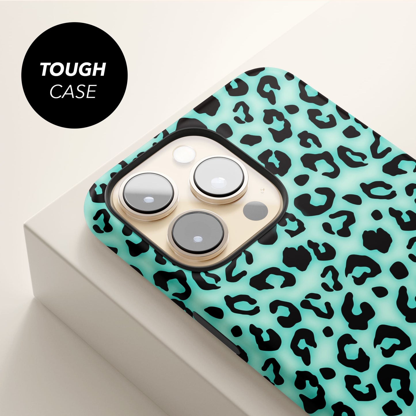 Blue Blush Leopard Print Magsafe Case Phone Case