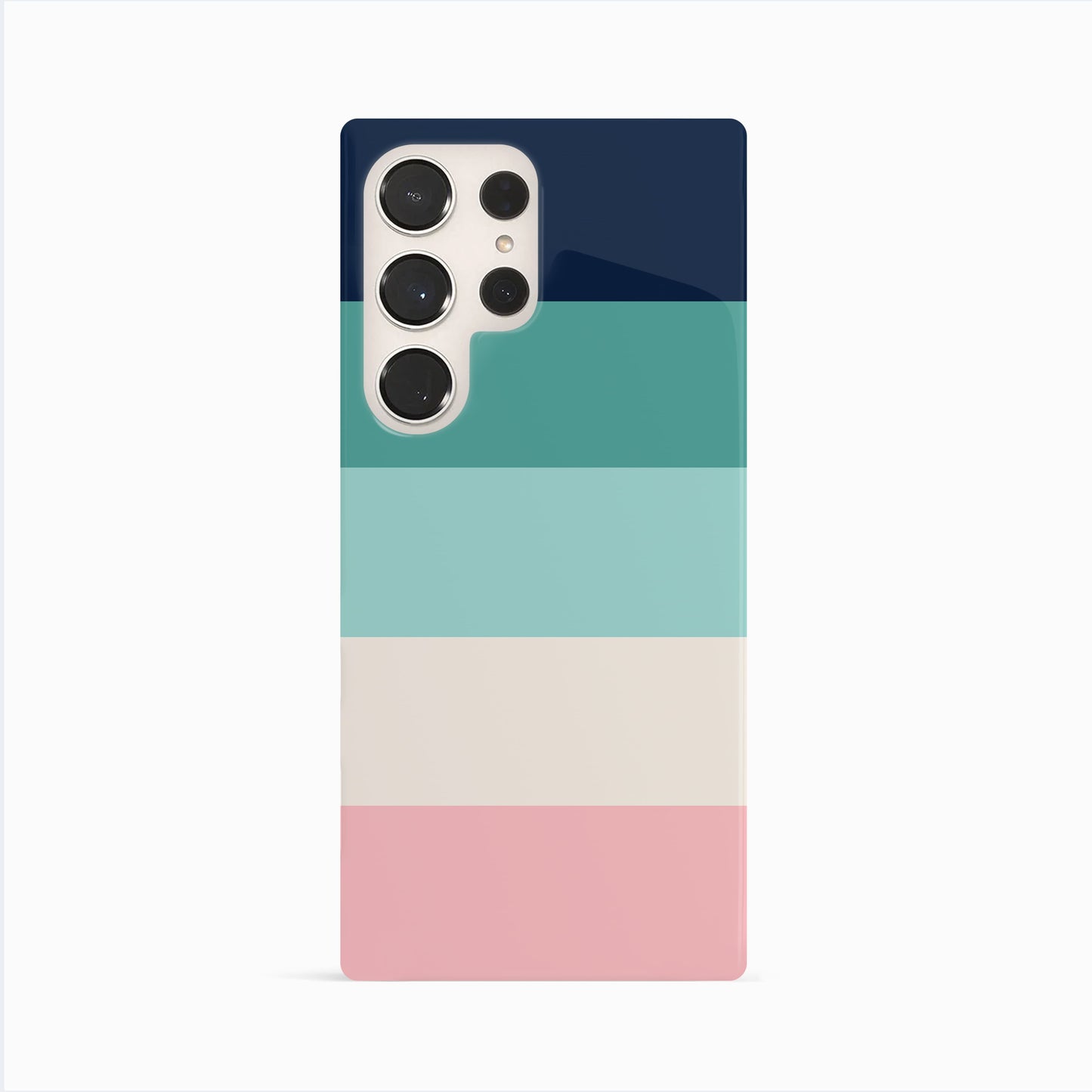 Blue and Pink Stripes Phone Case Phone Case
