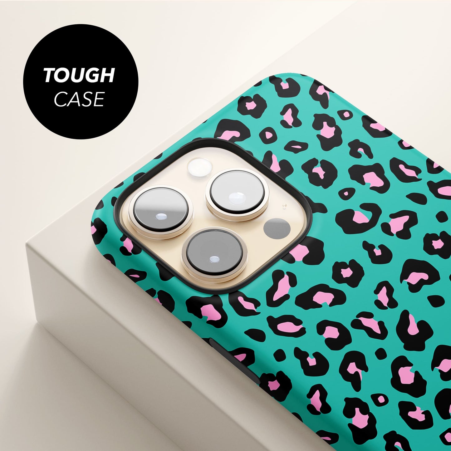 Blue and Pink Micro Leopard Print Phone Case Phone Case