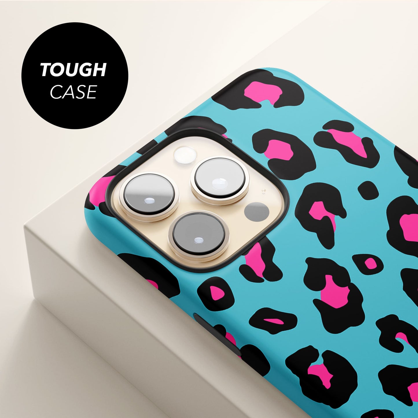 Blue and Pink Leopard Spots Case Phone Case