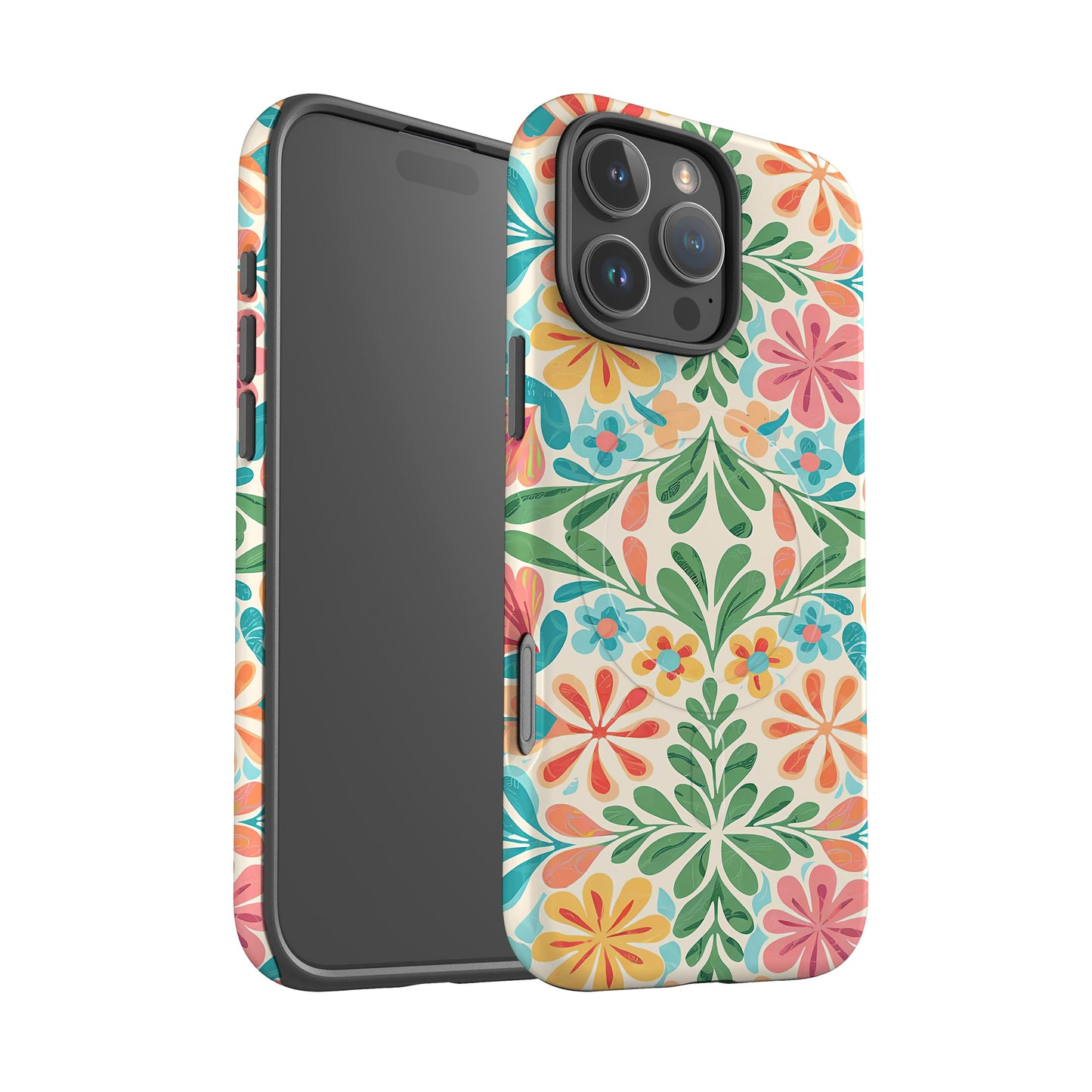 Boho Floral Pattern Magsafe Case