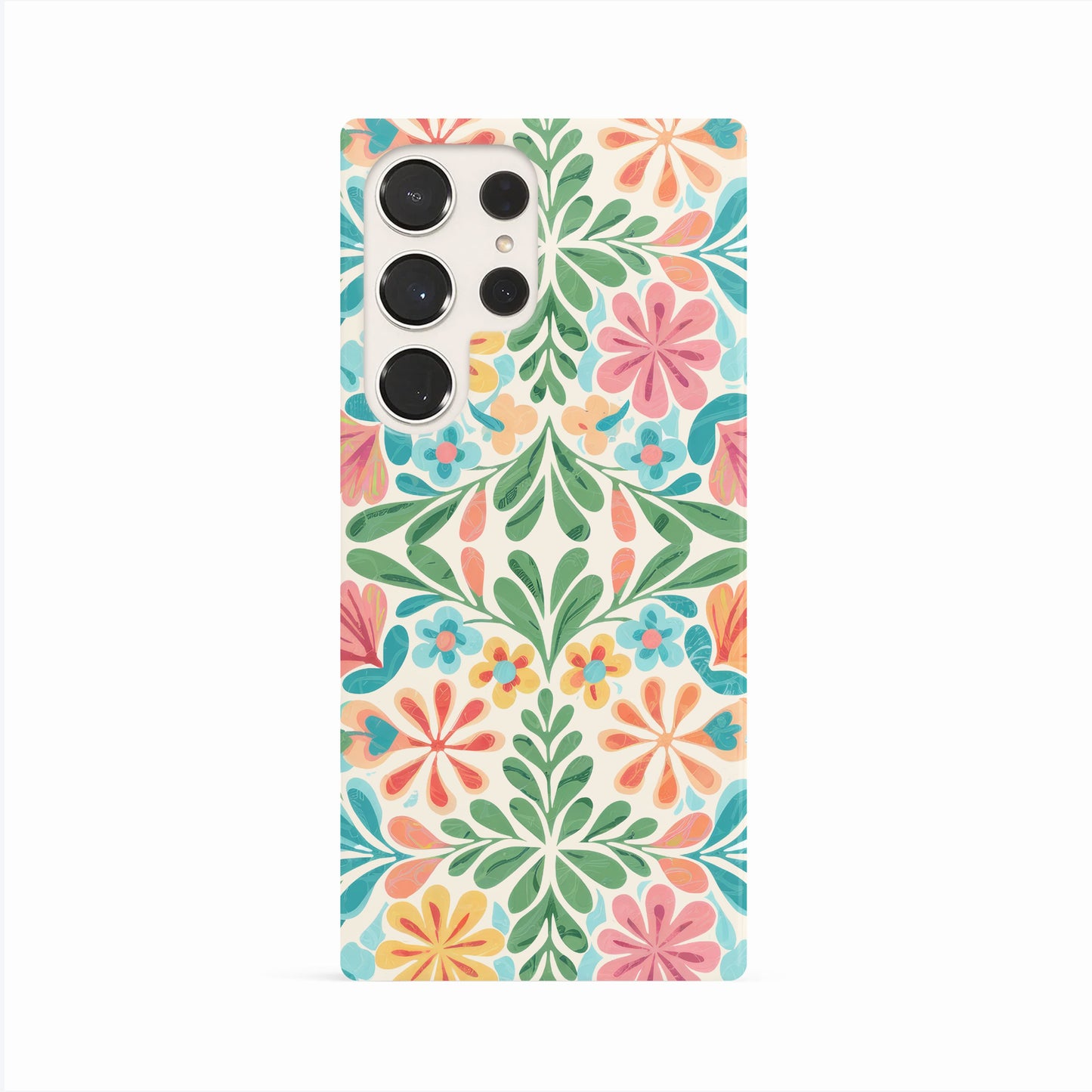 Colourful Boho Floral Print Case Phone Case