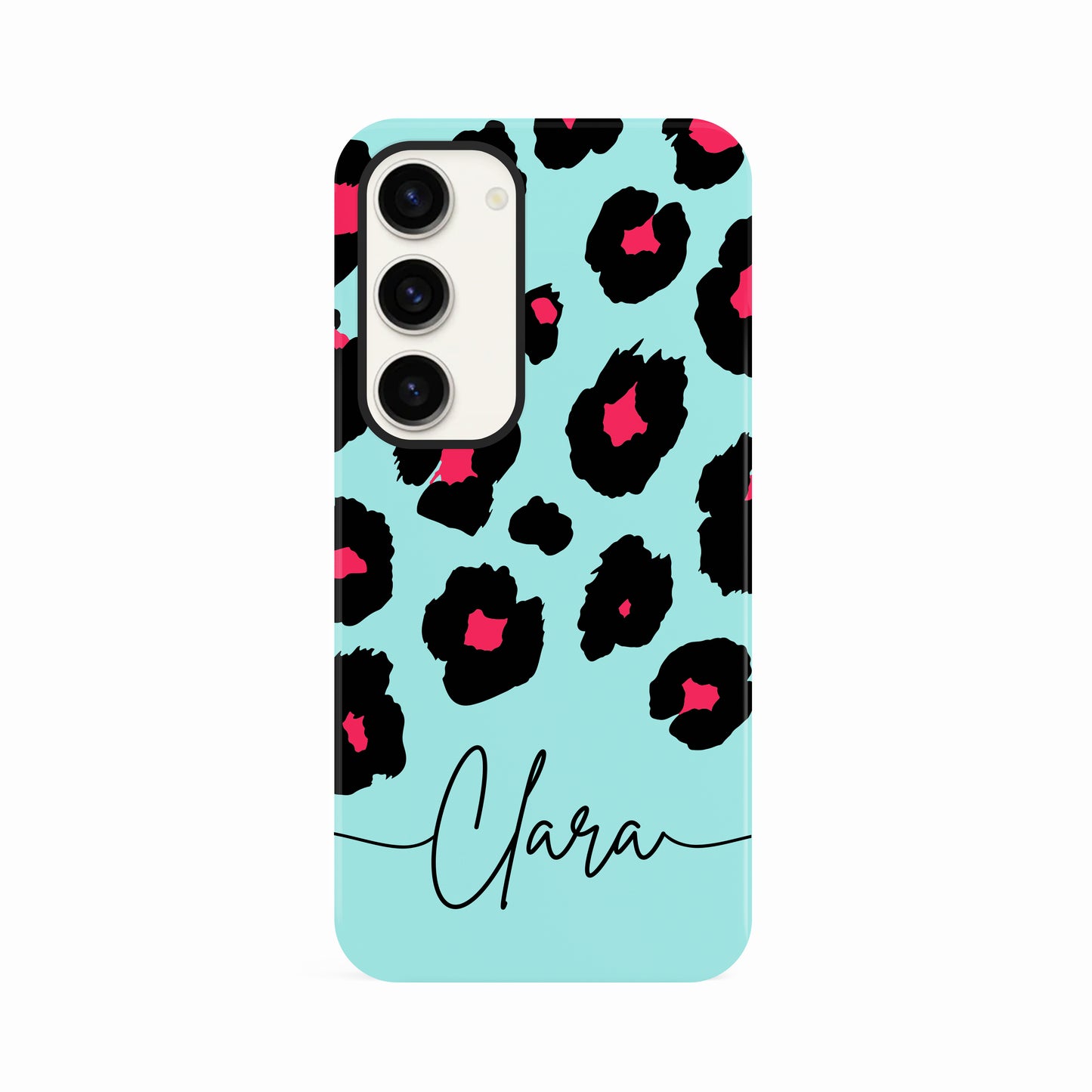 Blue & Red Custom Leopard Print Case Phone Case