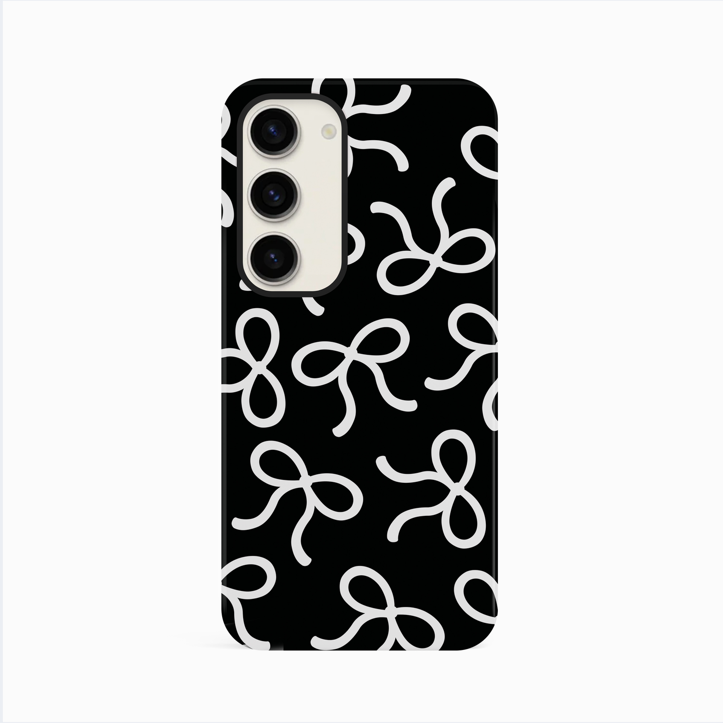 Black & White Bow Pattern Case Phone Case