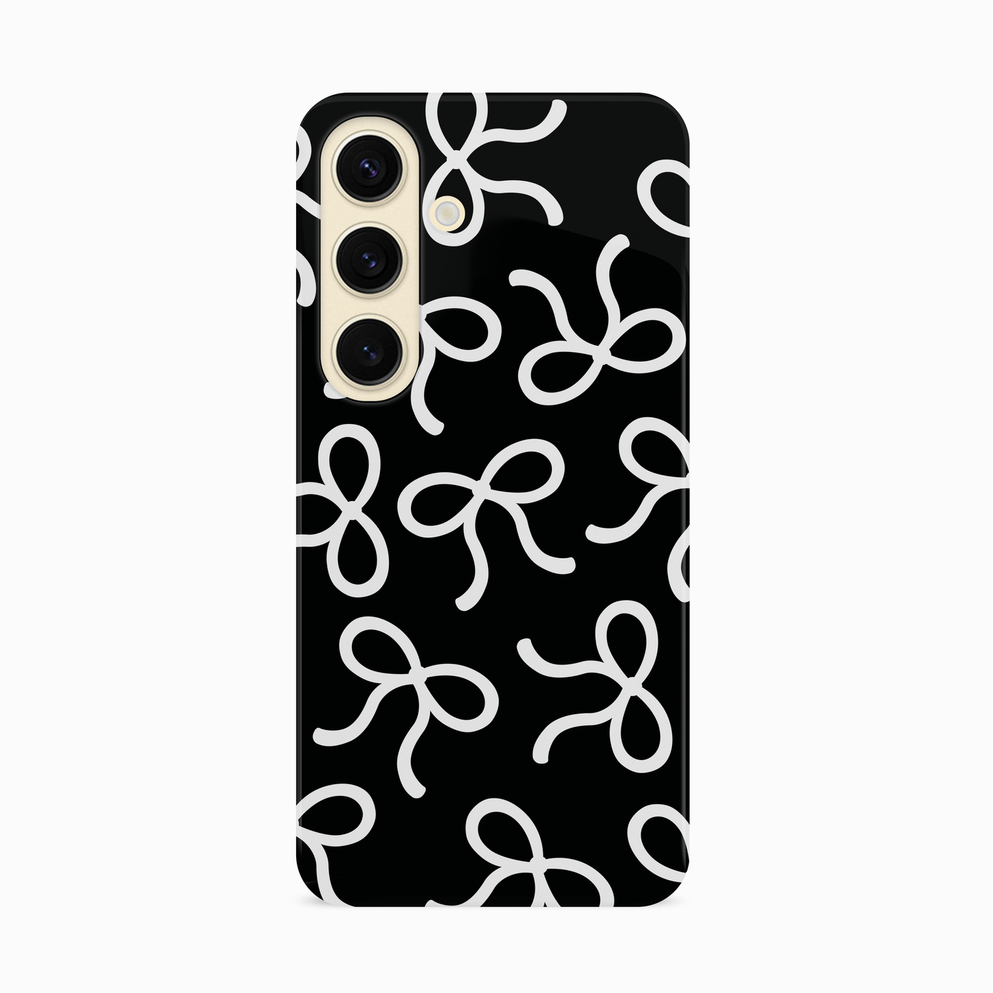 Black & White Bow Pattern Case Phone Case