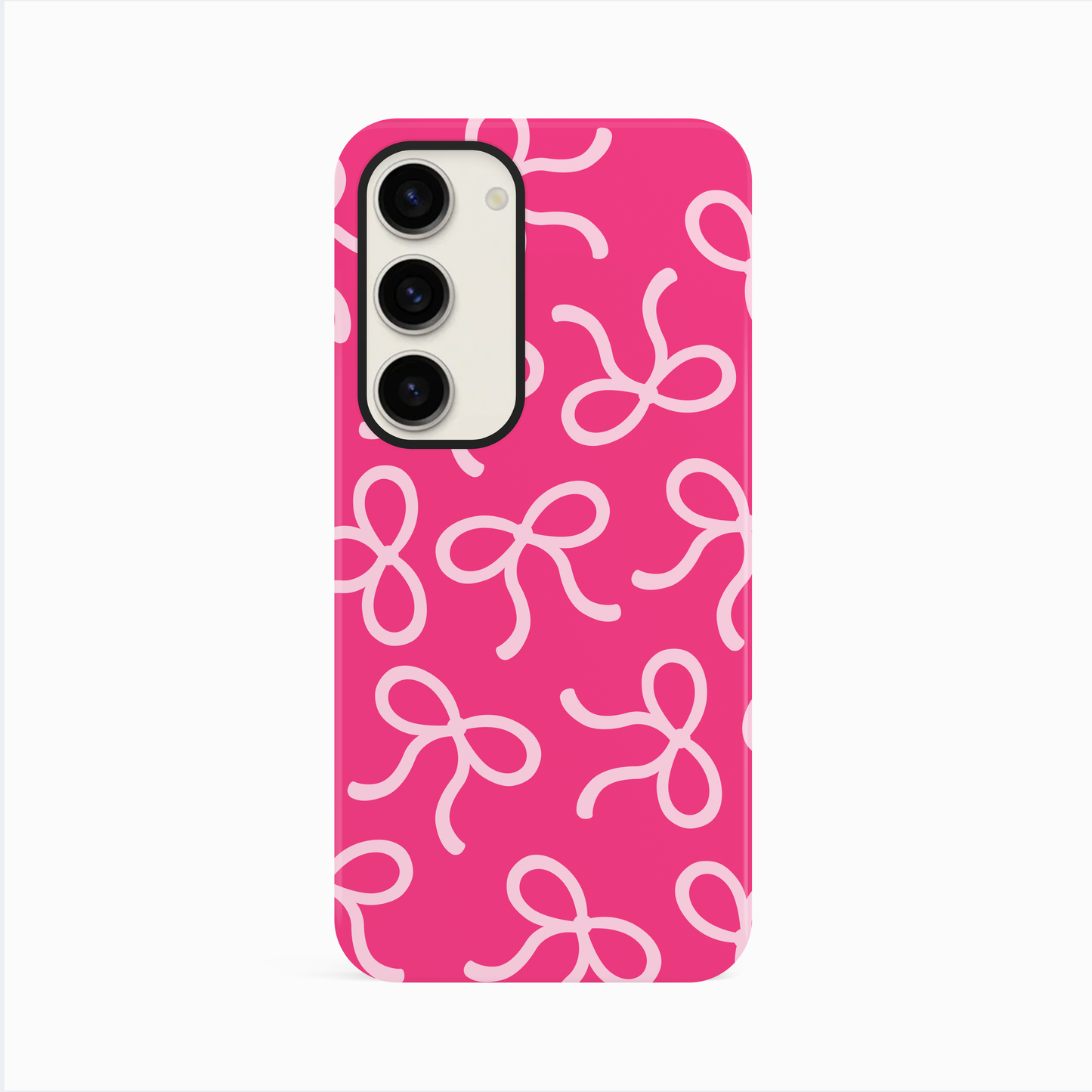 Hot Pink Bow Pattern Case Phone Case