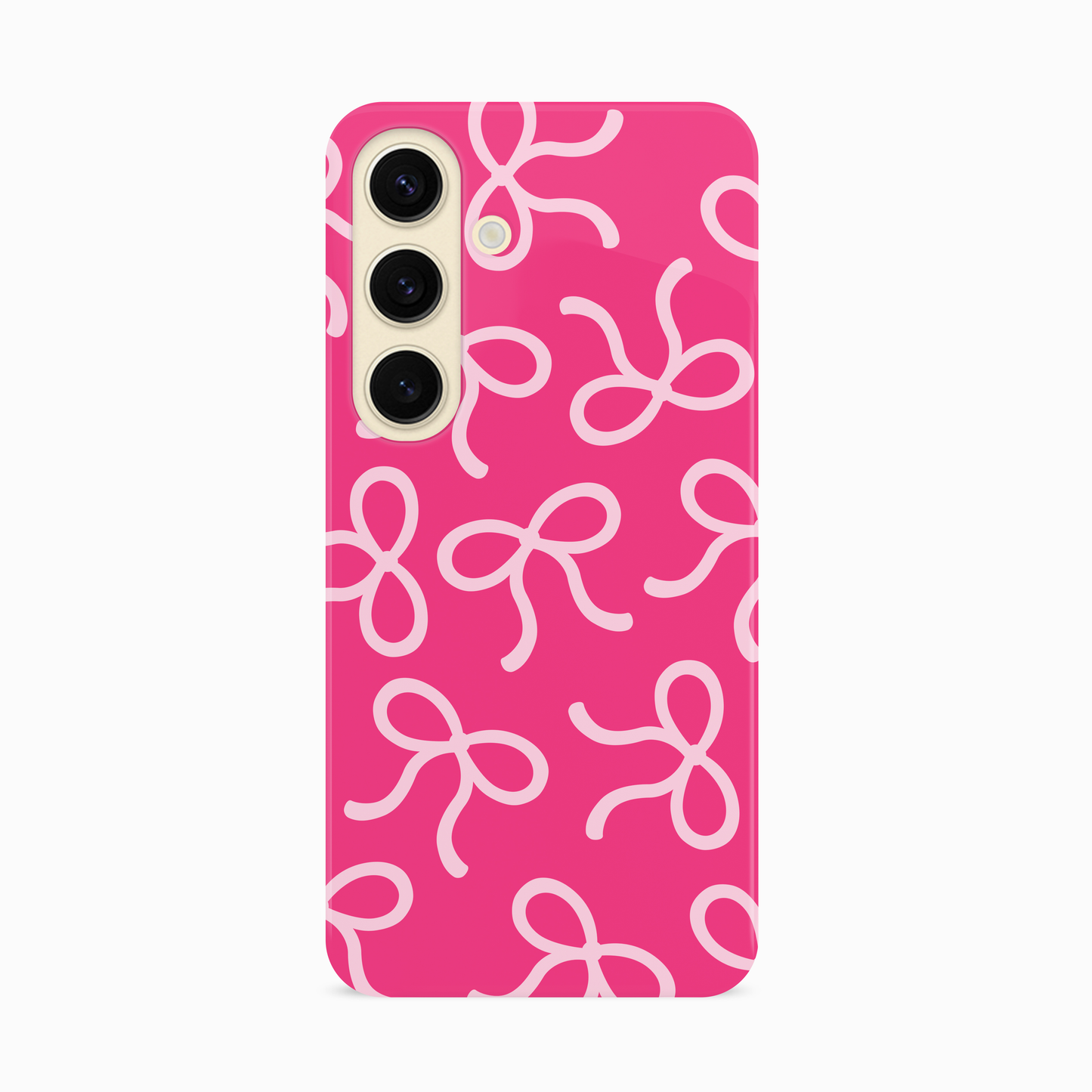 Hot Pink Bow Pattern Case Phone Case