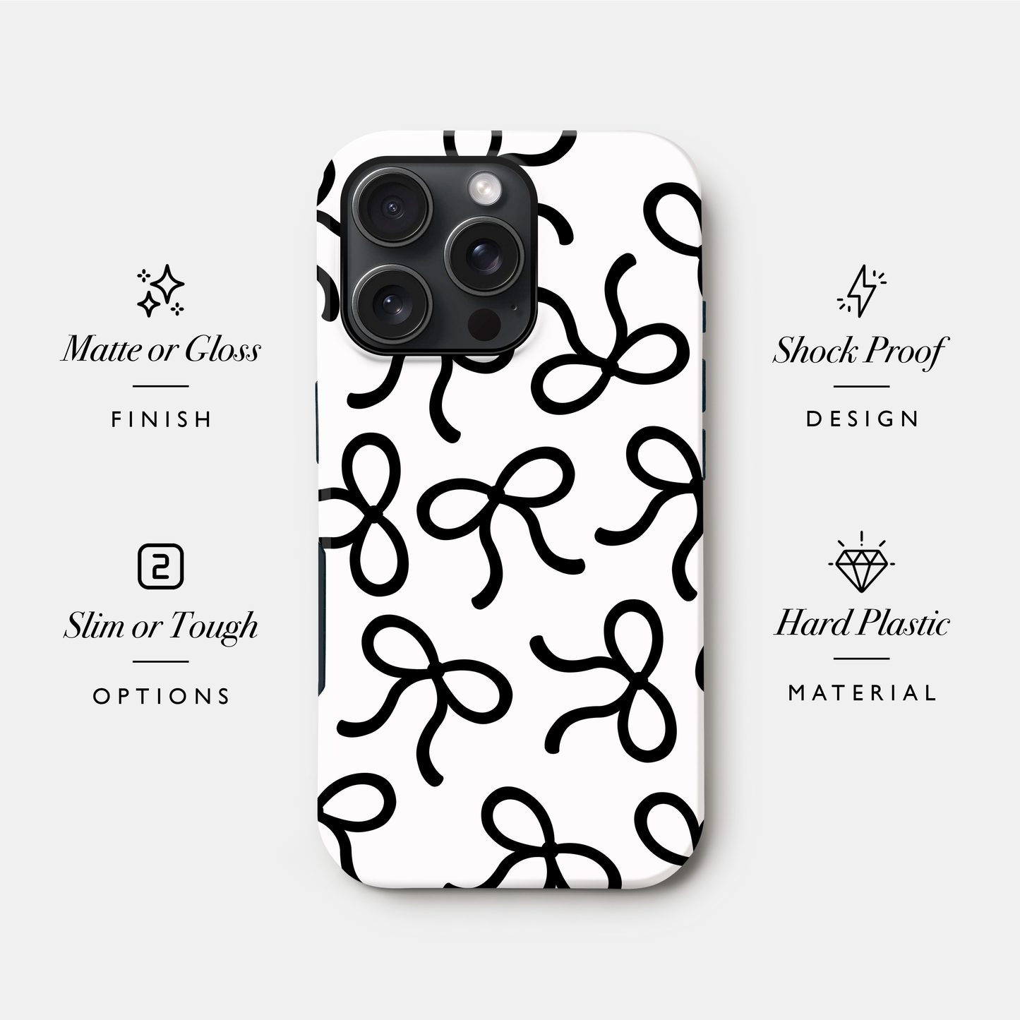 Bow Pattern Phone Case Phone Case