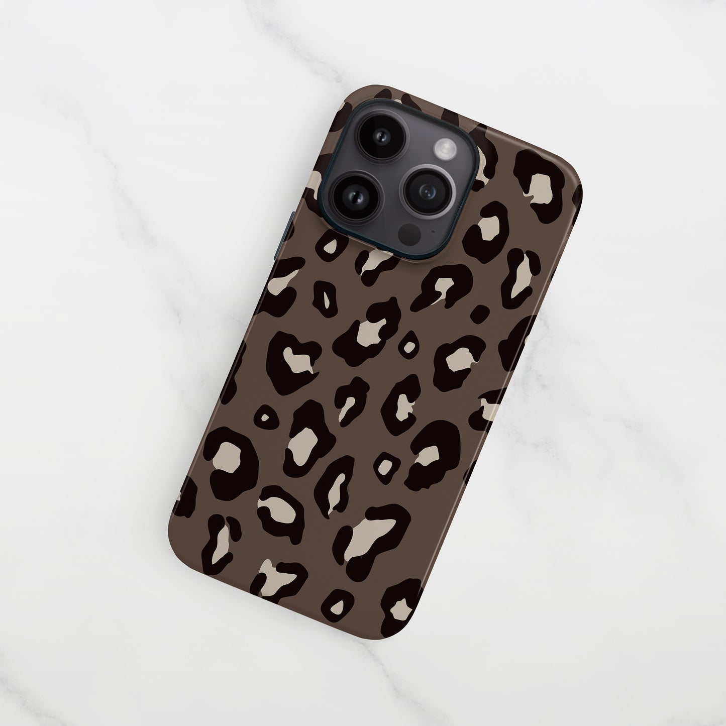 Chocolate Leopard Print Case