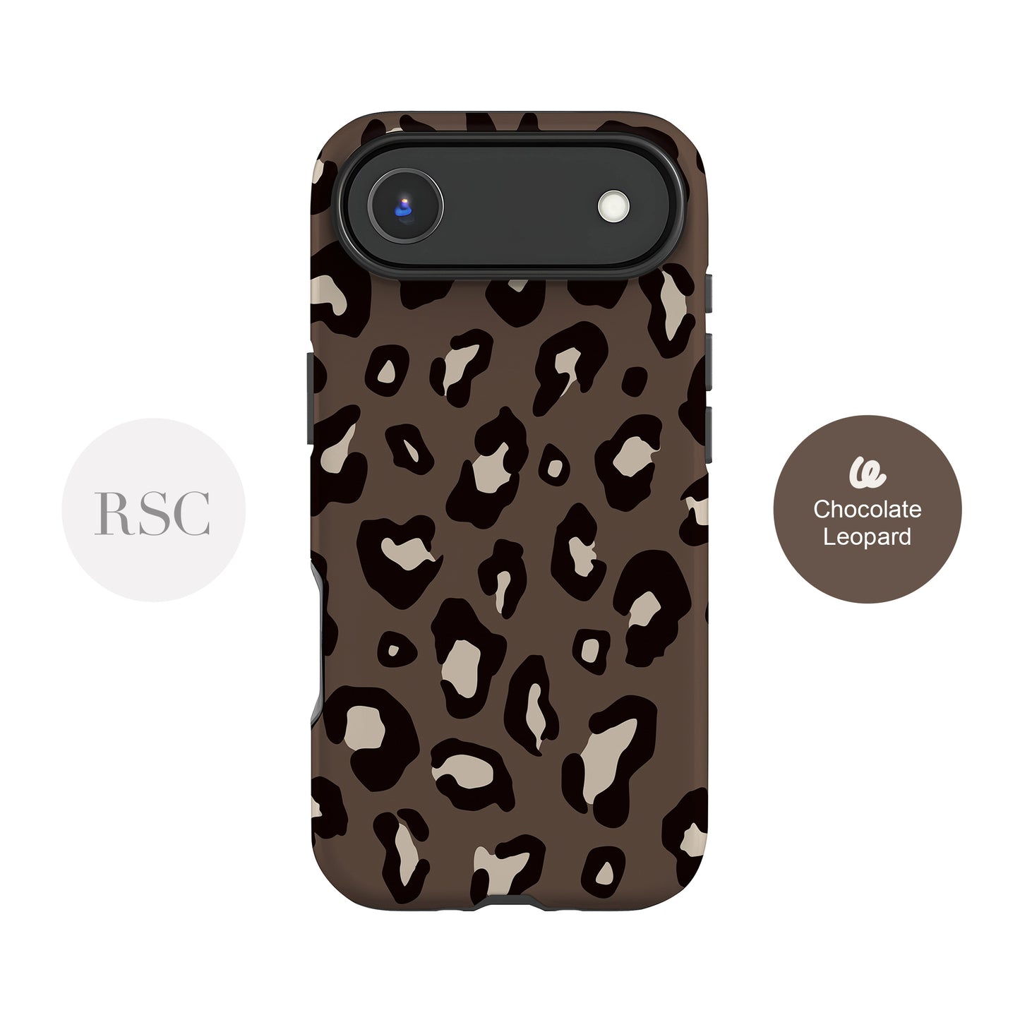 Chocolate Leopard Print Case