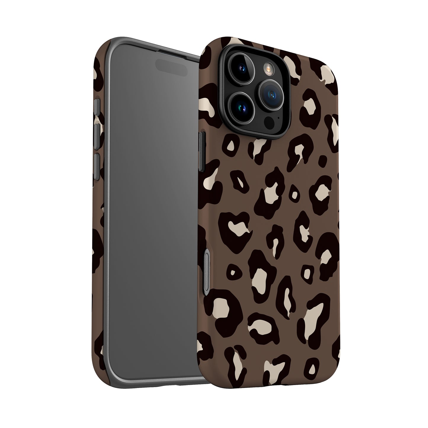Chocolate Leopard Print Case