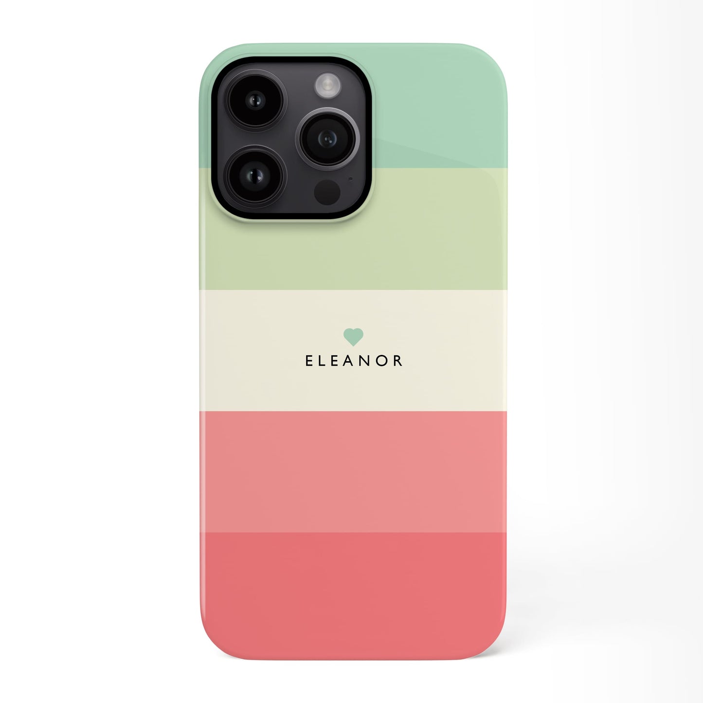 Bubble Gum Stripes Case iPhone 14 Phone Case