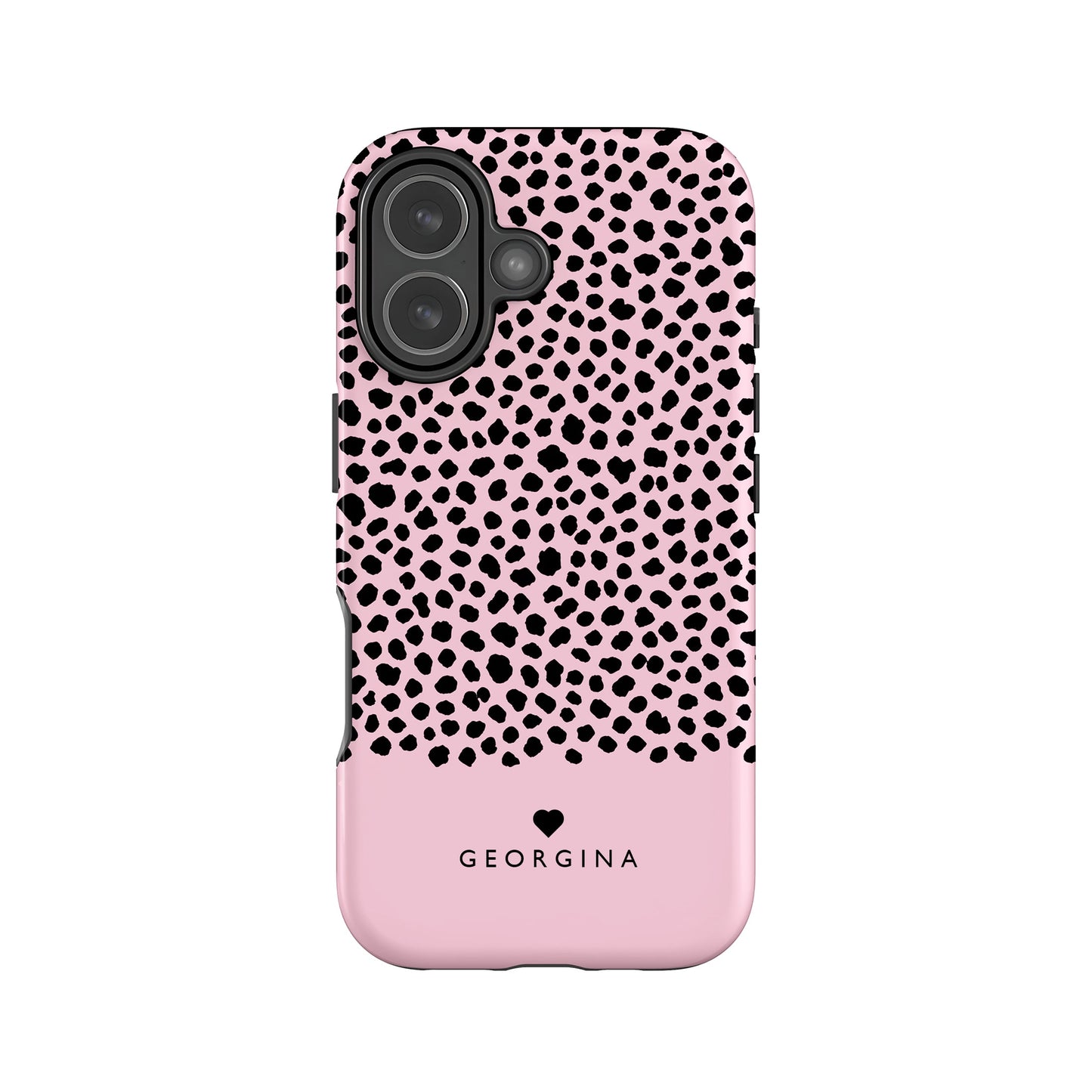 Personalised Pink Cheetah Print Case Phone Case