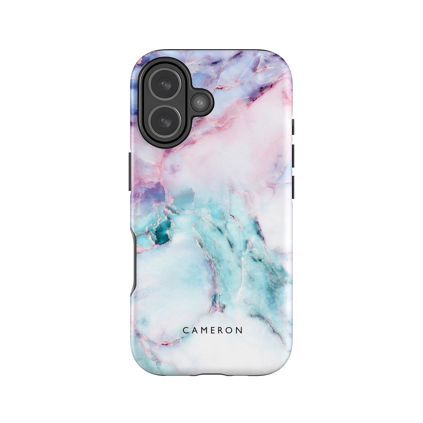 Rainbow Marble Custom Name Phone Case iPhone 17 Phone Case