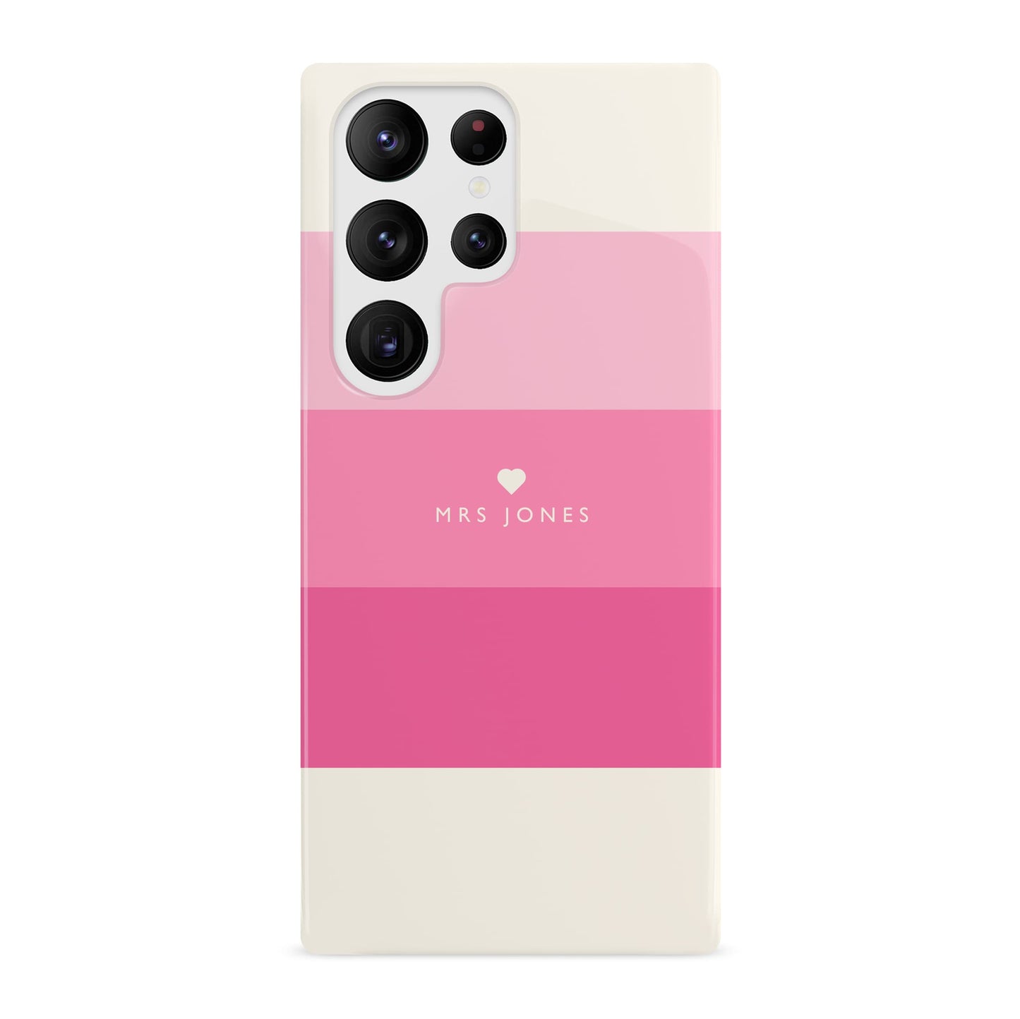 Pink Candy Stripe Custom Case Phone Case
