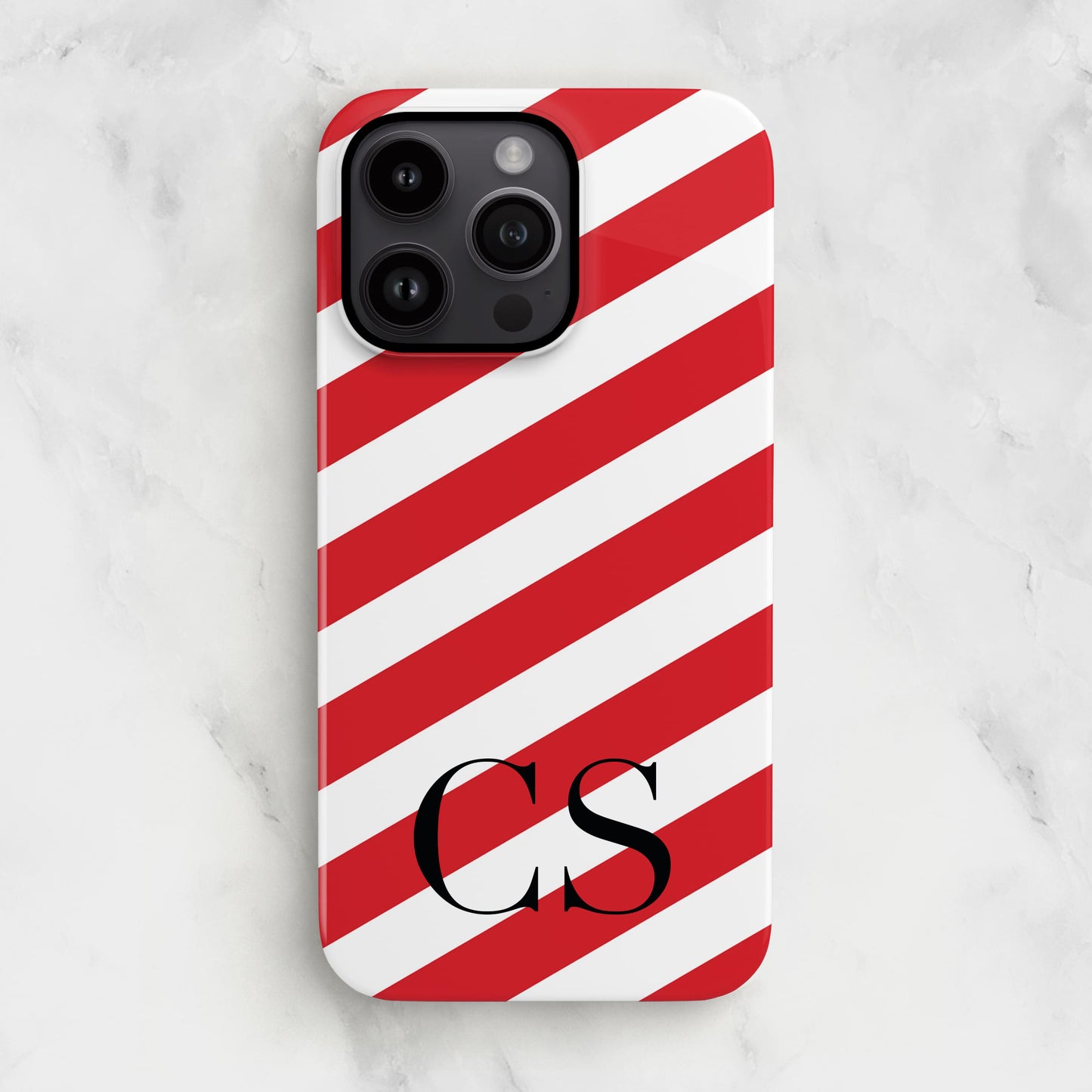 Candy Cane Red Stripes Personalised Case Phone Case