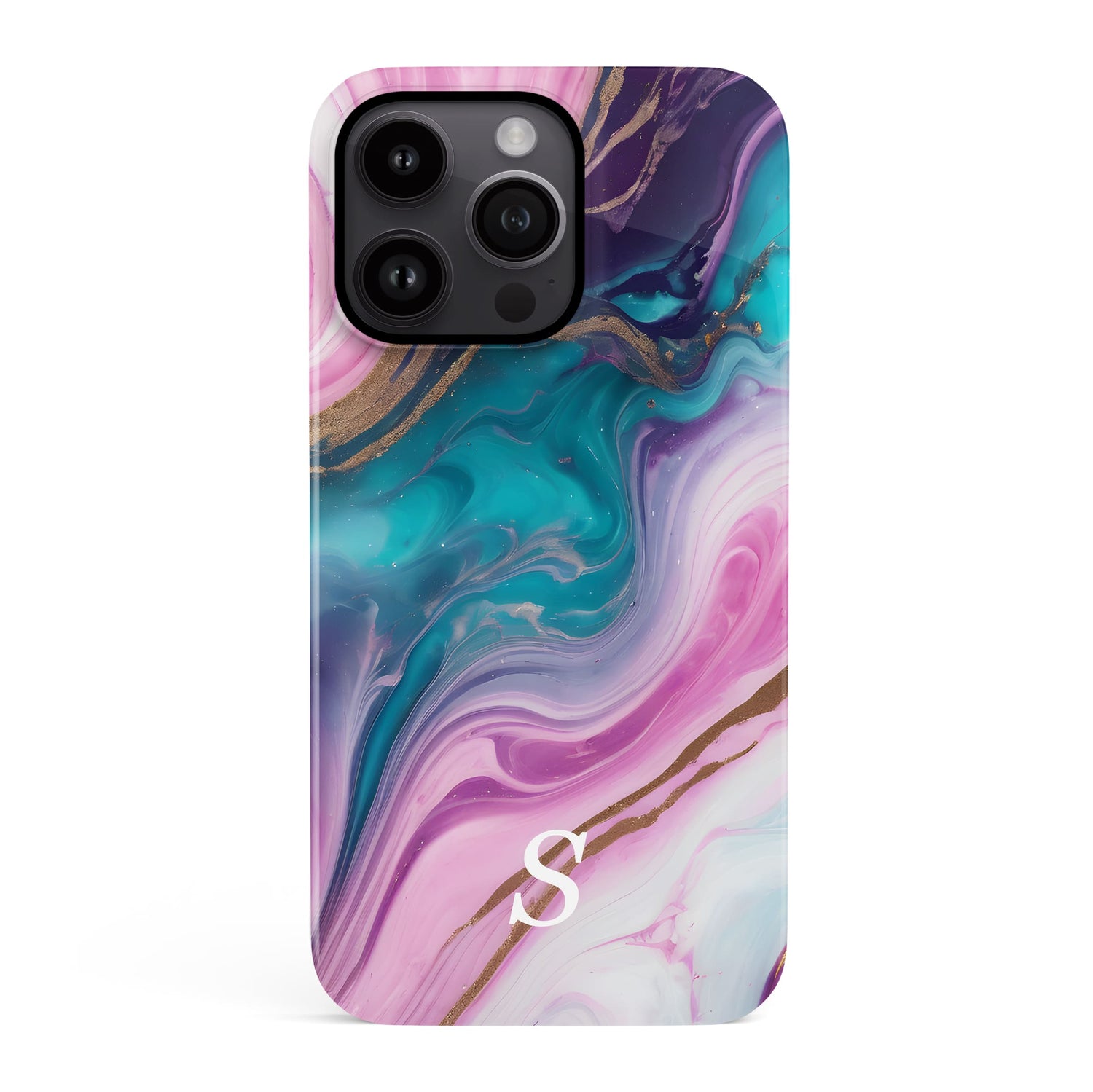Candy Swirl Marble Custom Magsafe Case iPhone 16 Phone Case