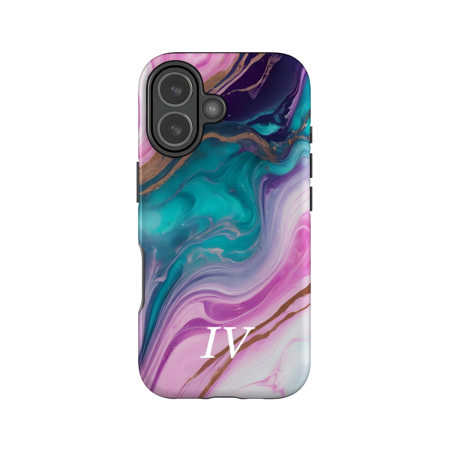 Candy Swirl Marble Personalised Phone Case iPhone 17 Phone Case