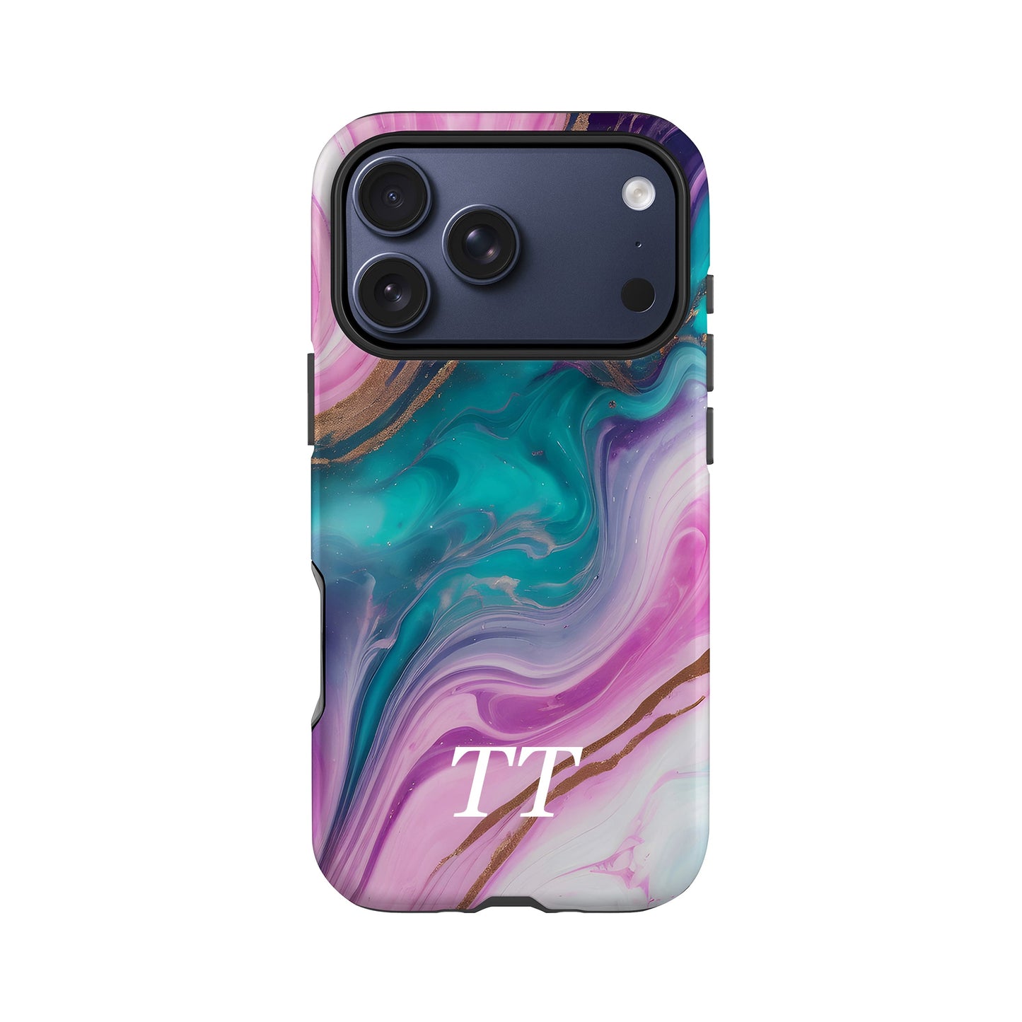 Candy Swirl Marble Personalised Phone Case iPhone 17 Pro Phone Case