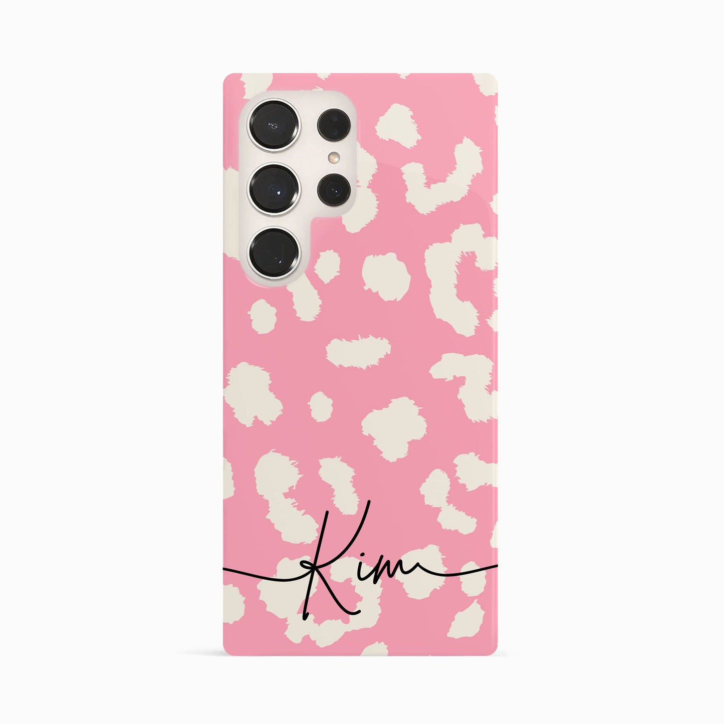 Abstract Baby Pink Leopard Print Case Phone Case