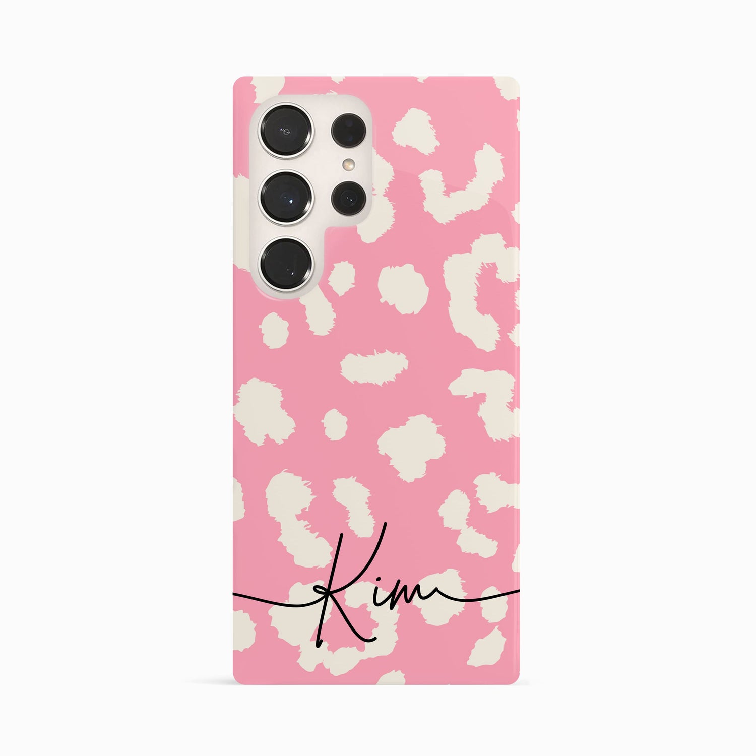 Abstract Baby Pink Leopard Print Case Phone Case