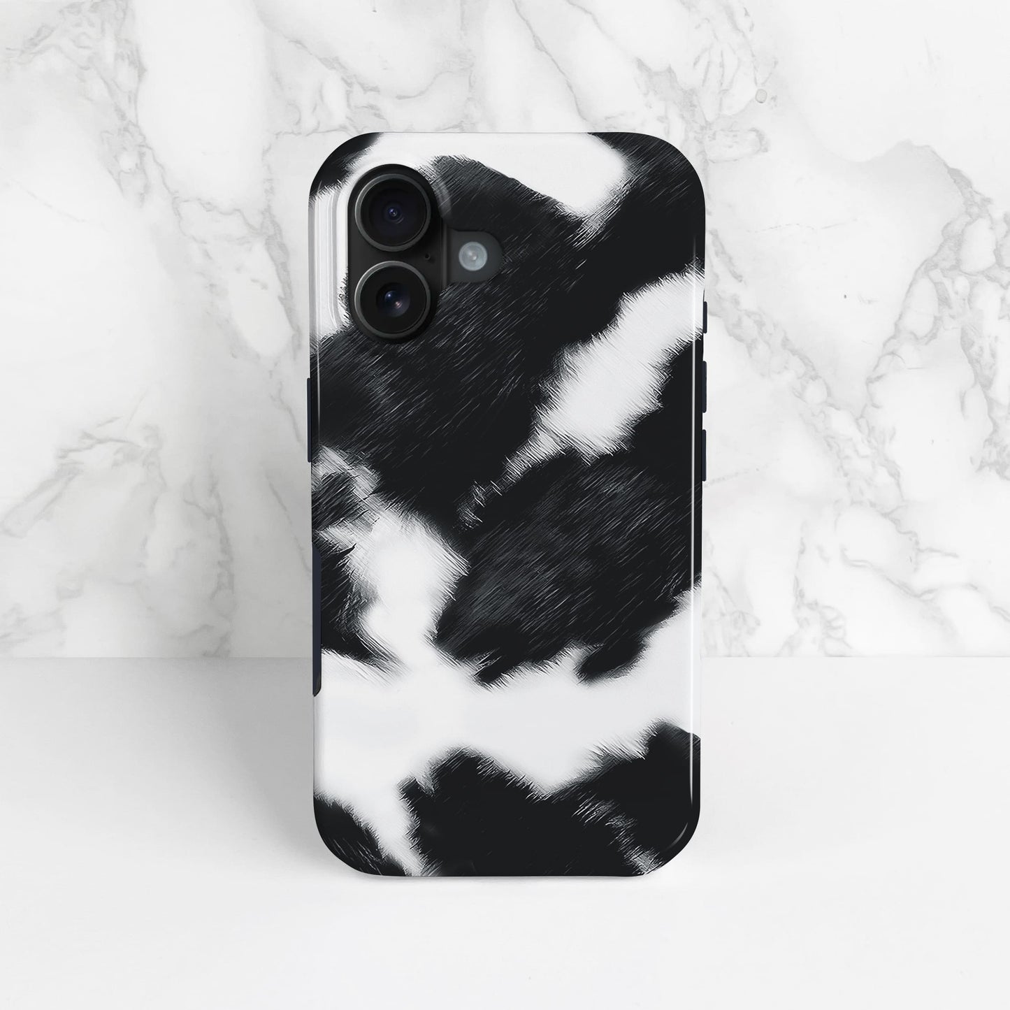 Mono Cow Print Phone Case iPhone 17 Phone Case