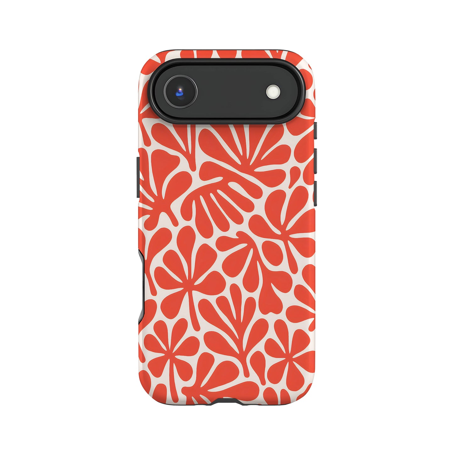 Abstract Orange Matisse Floral Print Case Phone Case