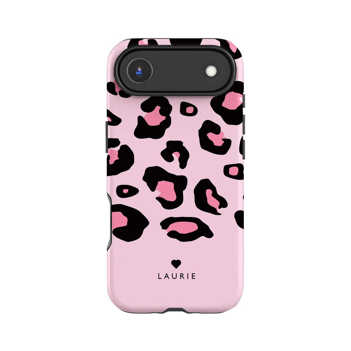 Bubblegum Pink Personalised Leopard Print Case Phone Case