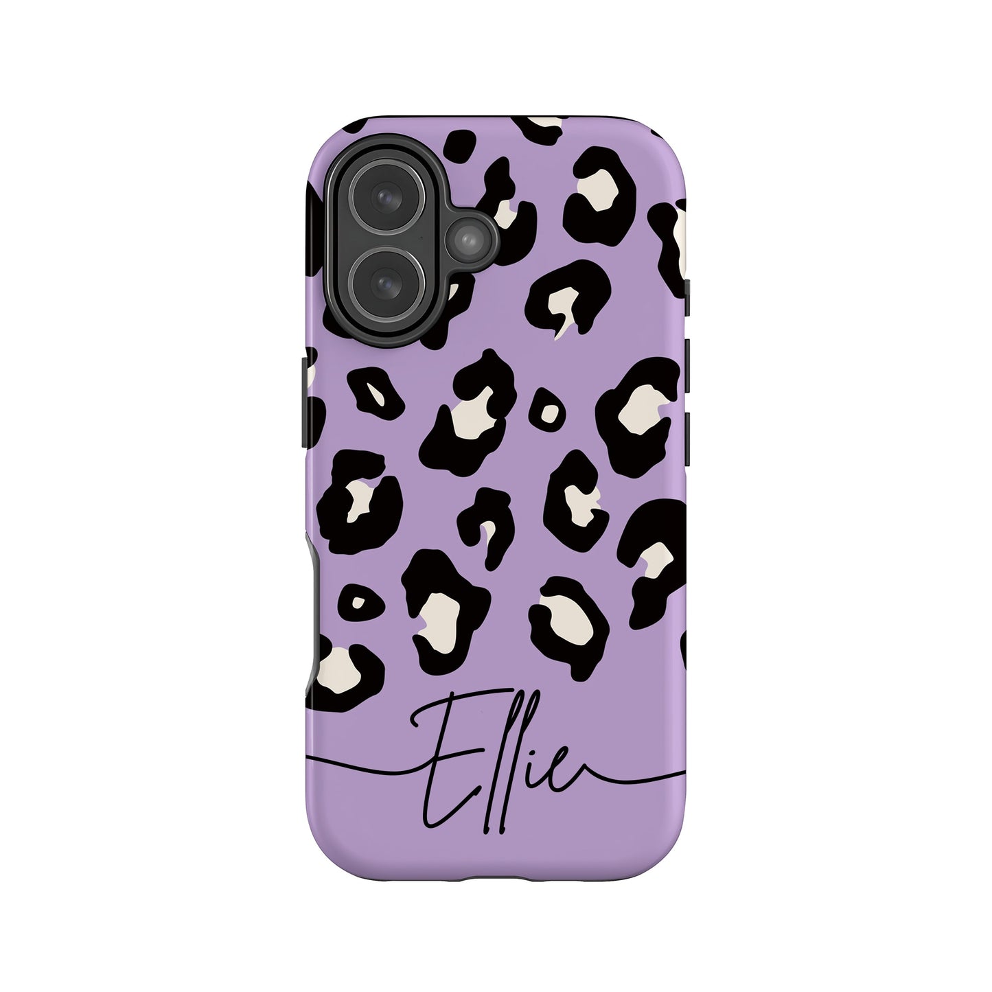 Custom Light Purple Leopard Print Phone Case iPhone 17 Phone Case