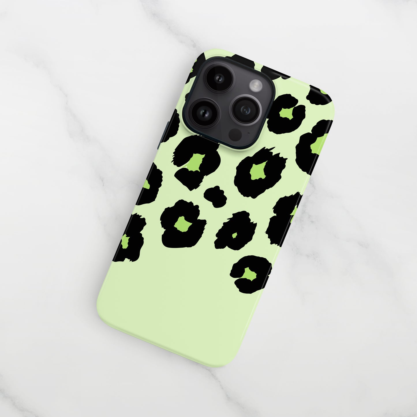 Citrus Green Custom leopard Print Case Phone Case