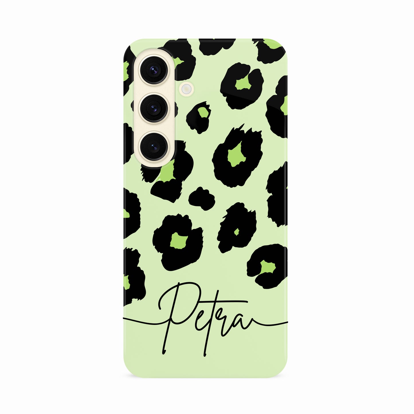 Citrus Green Custom leopard Print Case Phone Case