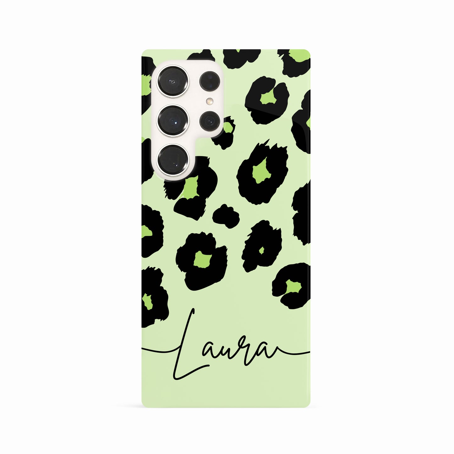 Citrus Green Custom leopard Print Case Phone Case