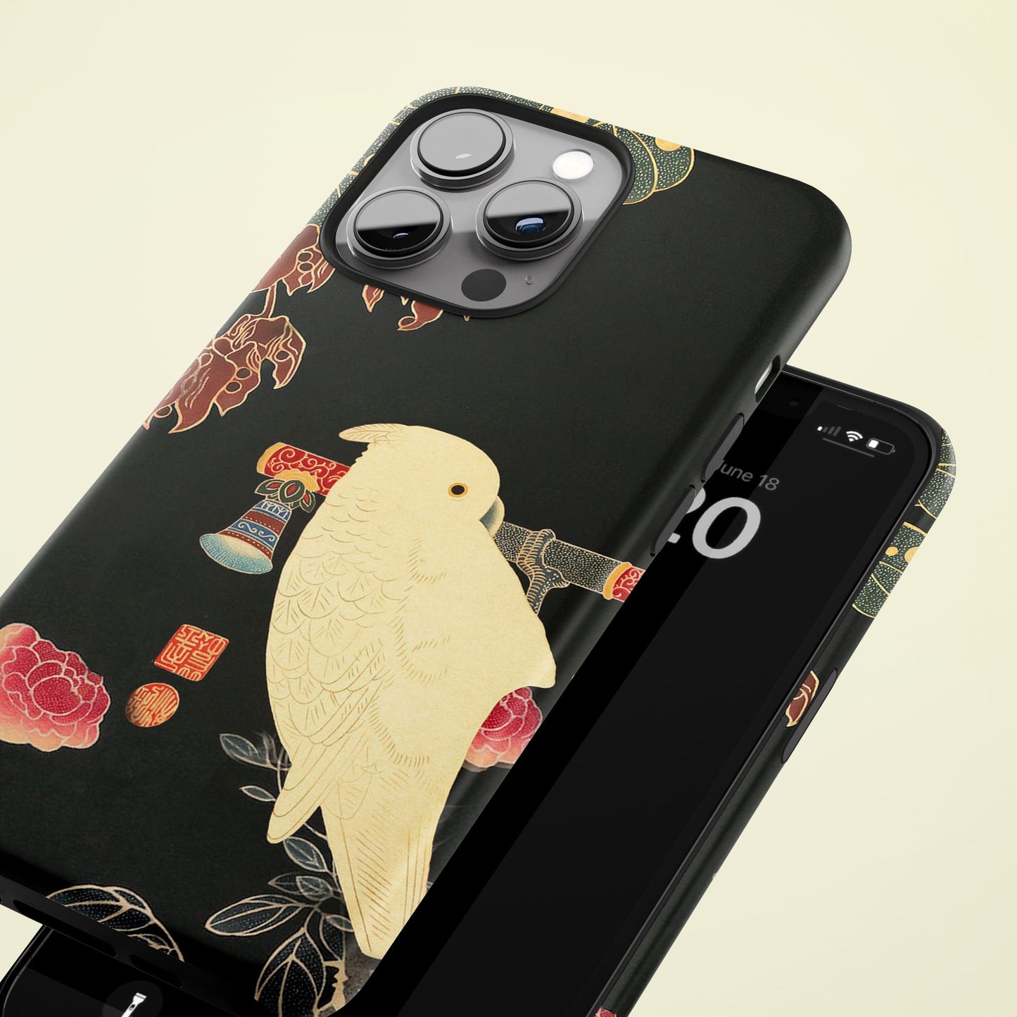 Cockatoo Vintage Bird Print Case Phone Case