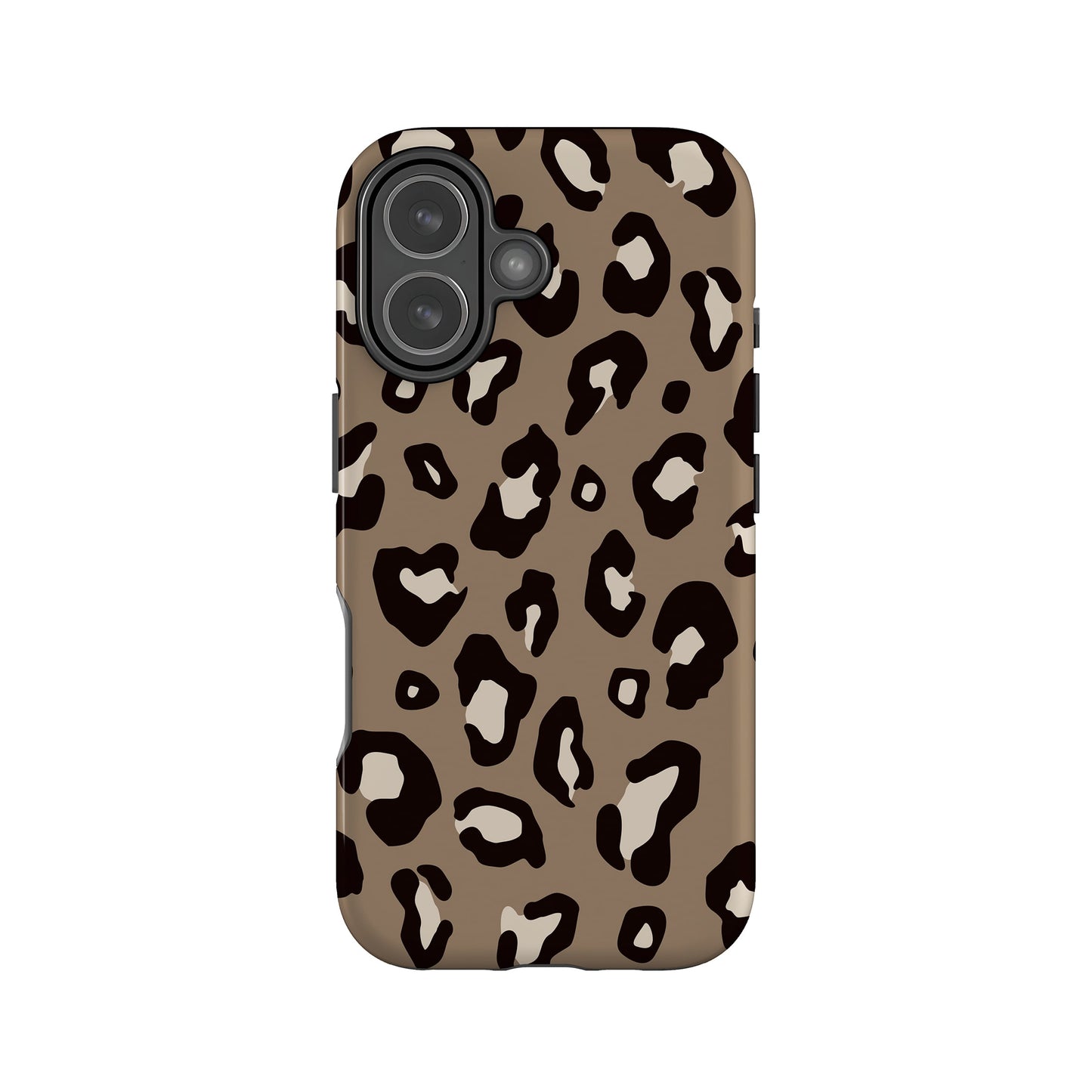 Coffee Leopard Print Case