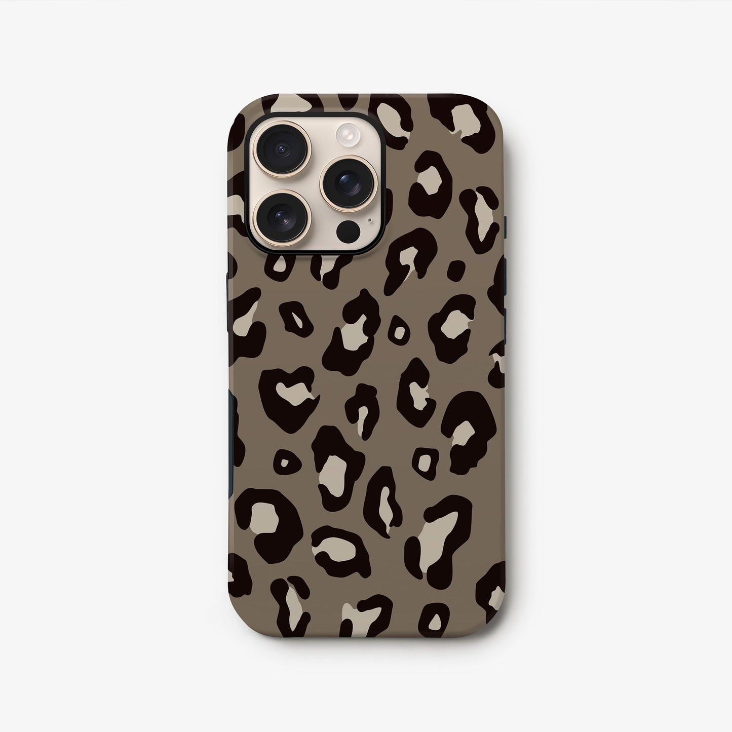 Coffee Leopard Print Case