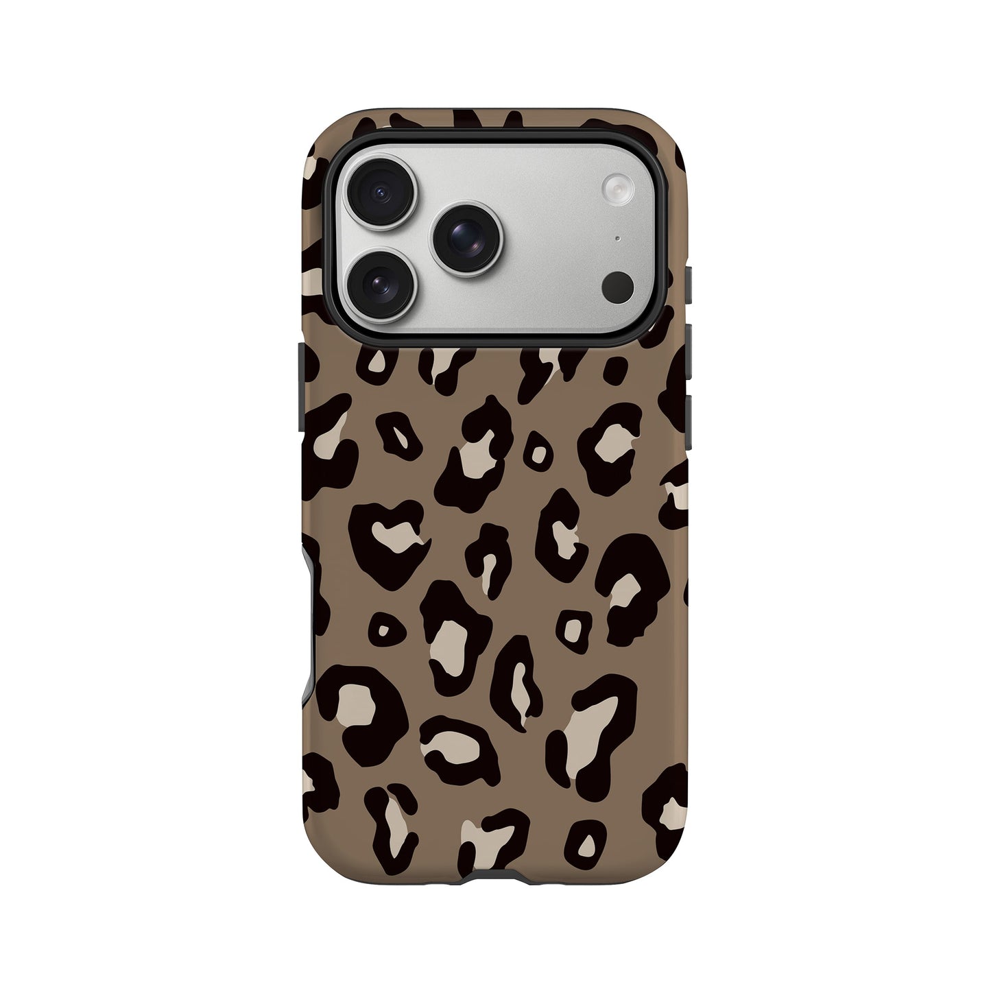 Coffee Leopard Print Case