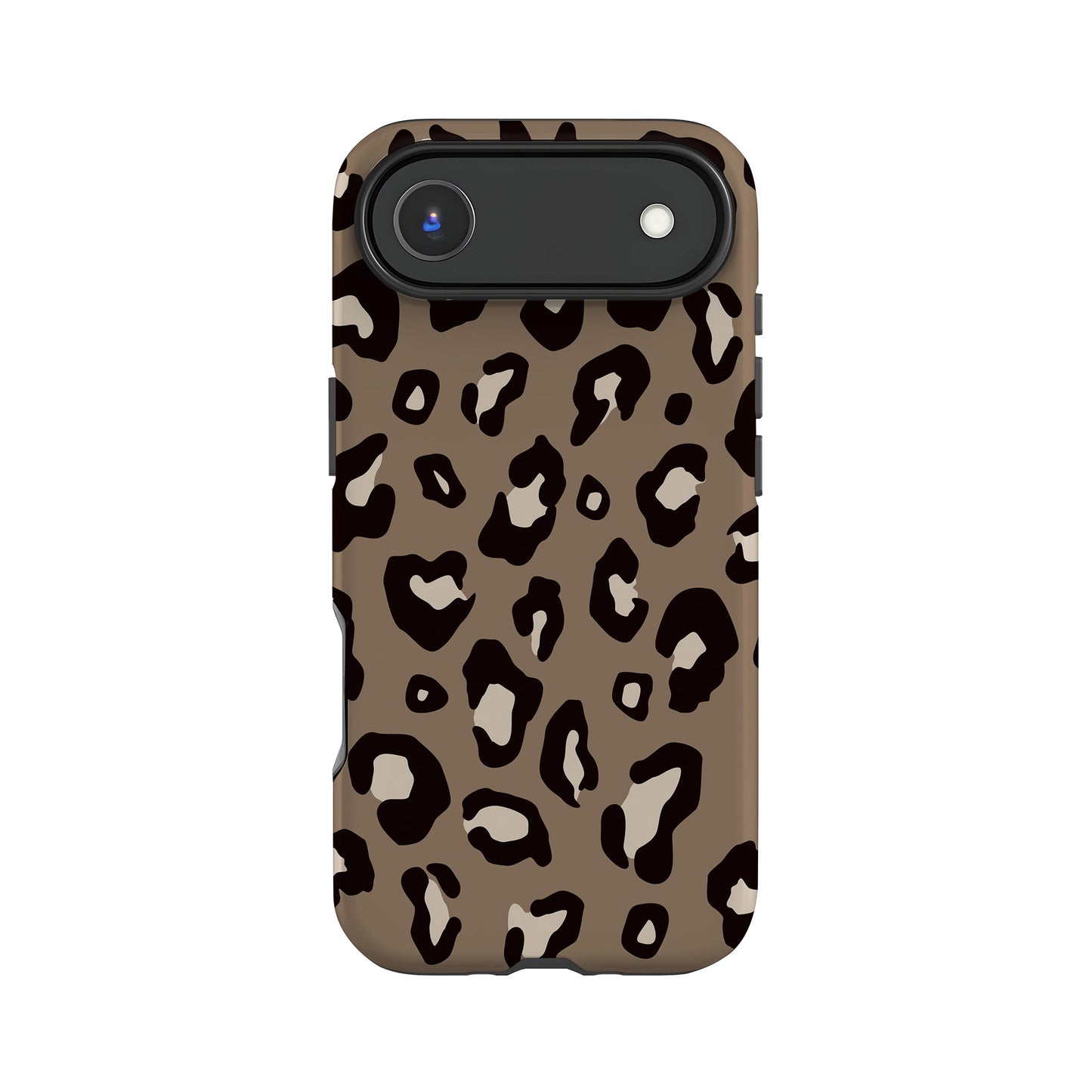 Coffee Leopard Print Case