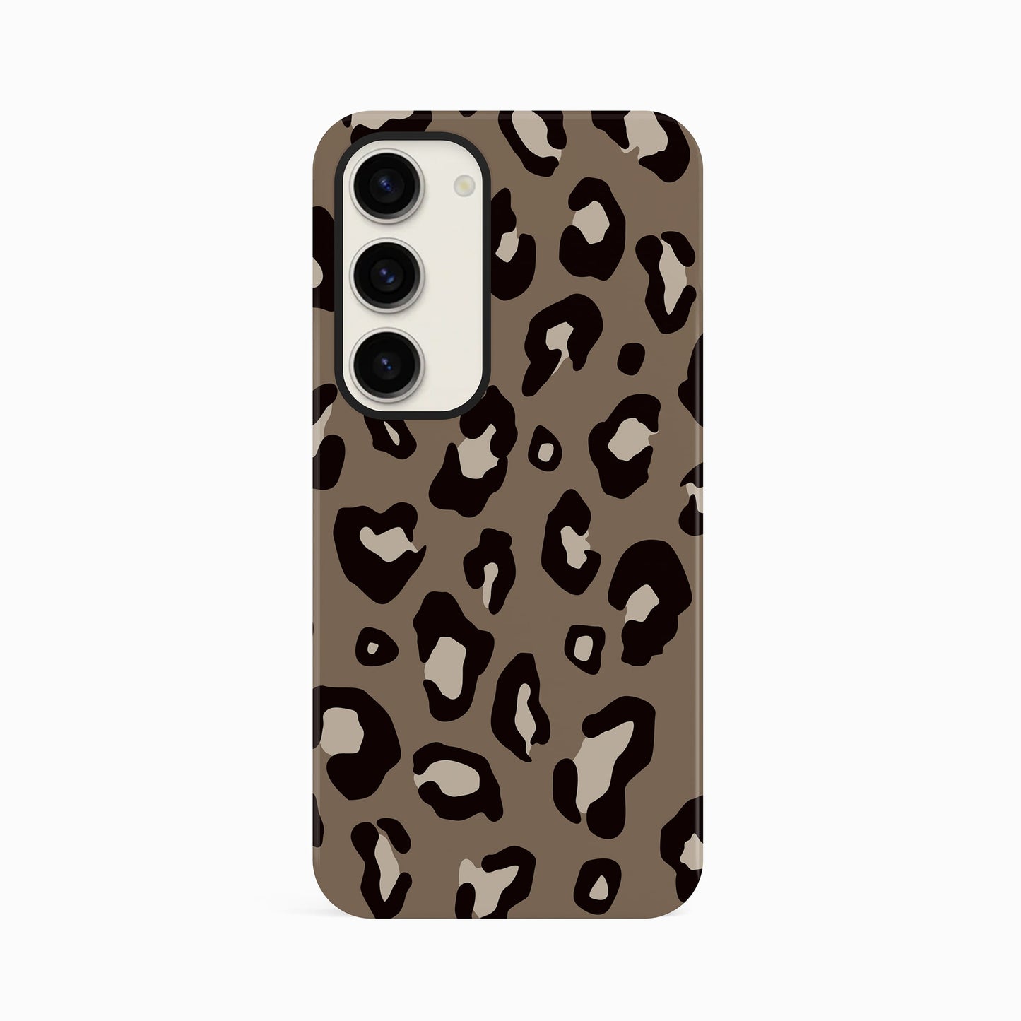 Coffee Leopard Print Case