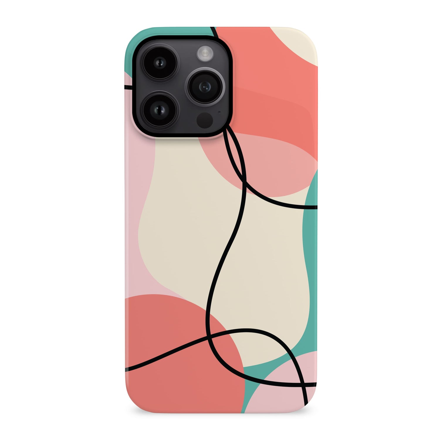 Colourful Abstract Pattern Case iPhone 16 Pro Phone Case